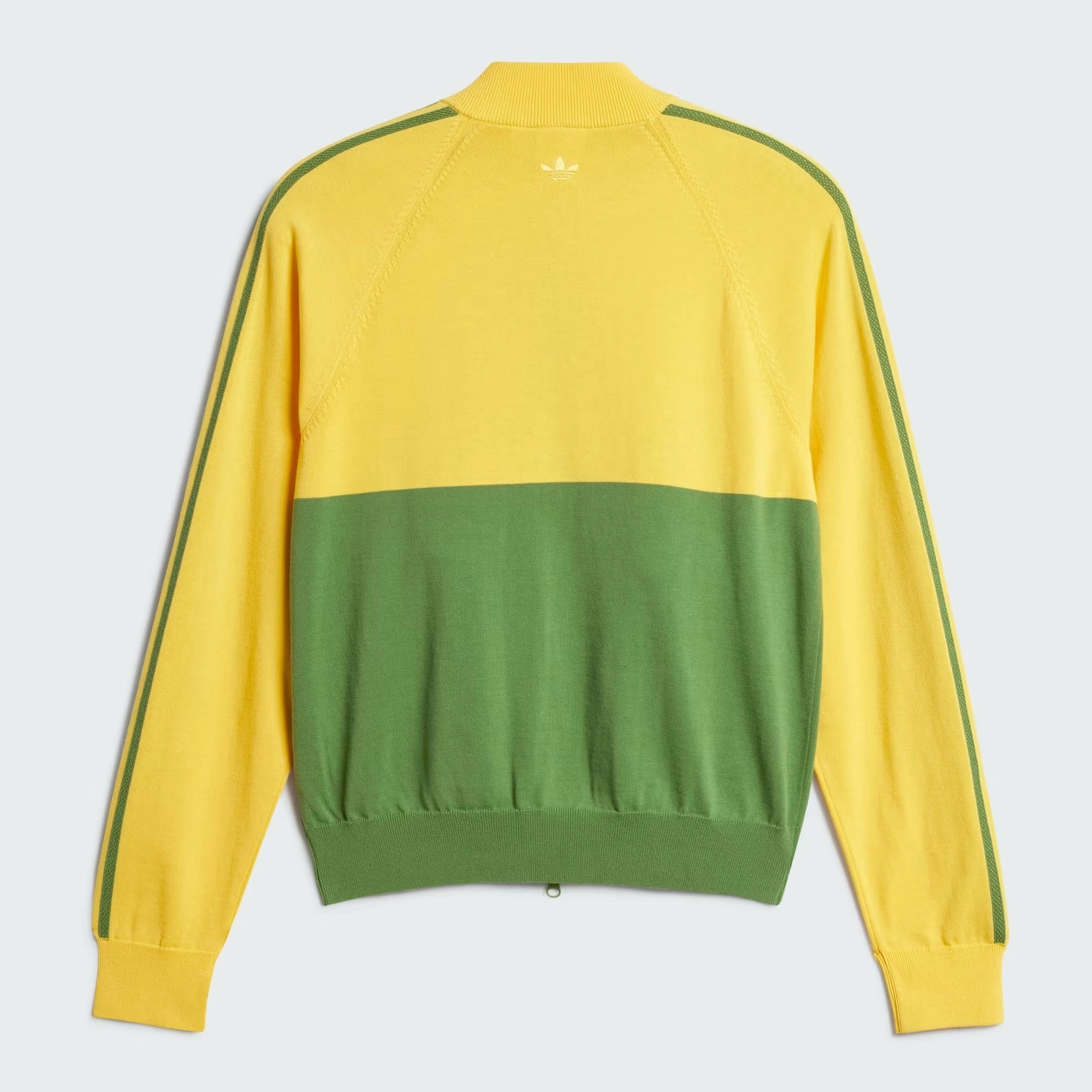 Knit Track Top - Bold Gold/Crew Green Heat Resistant Layer Ultra Thin Insulation