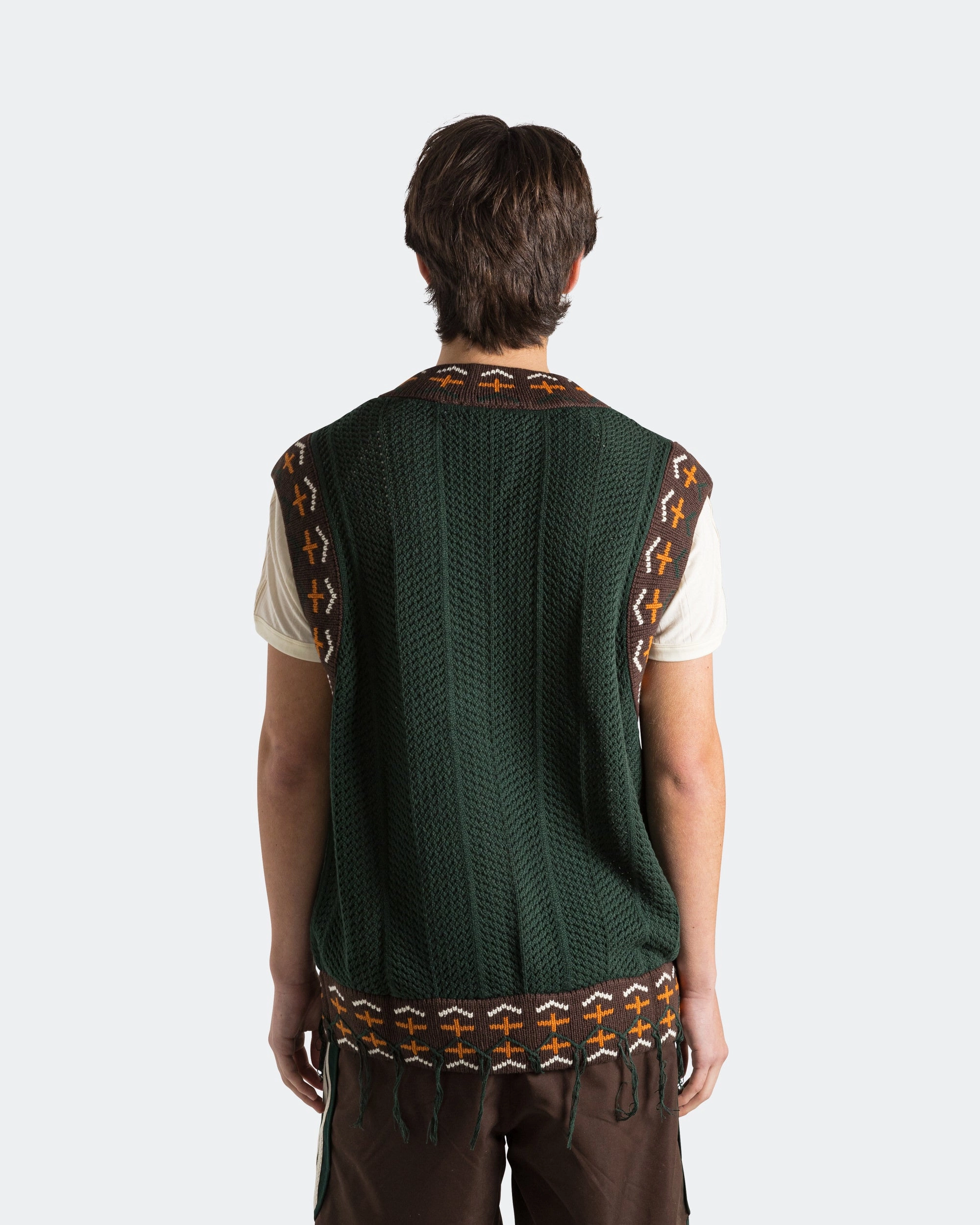 Fit For Travel Knit Vest by Edison Chen x CLOT - Green Night