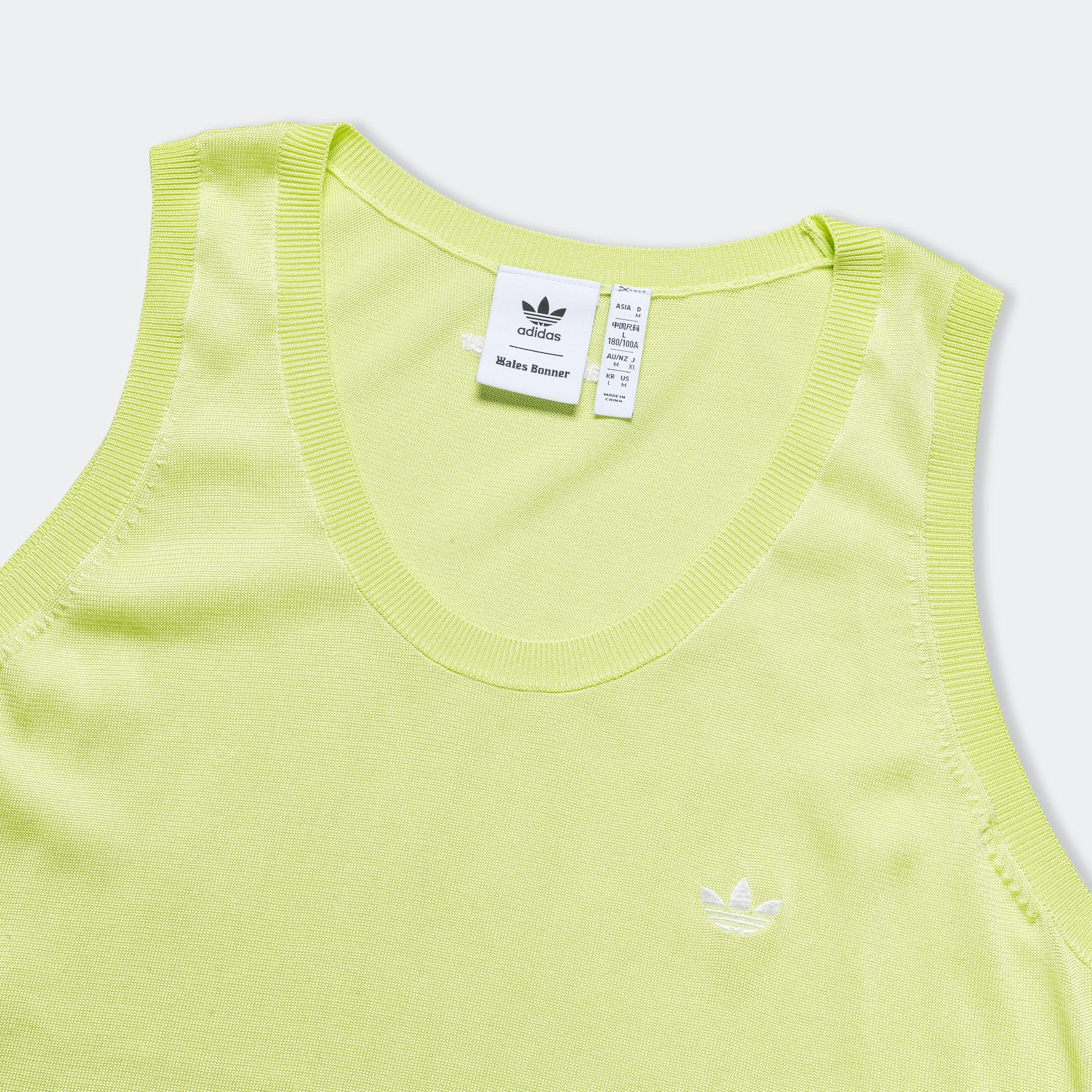Lightweight Material Seasonal Staple Knit Vest x Wales Bonner - Frozen Yellow/Core White