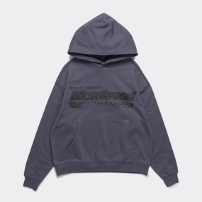 La Brea Shop Hooded Sweatshirt - Gunmetal casual party