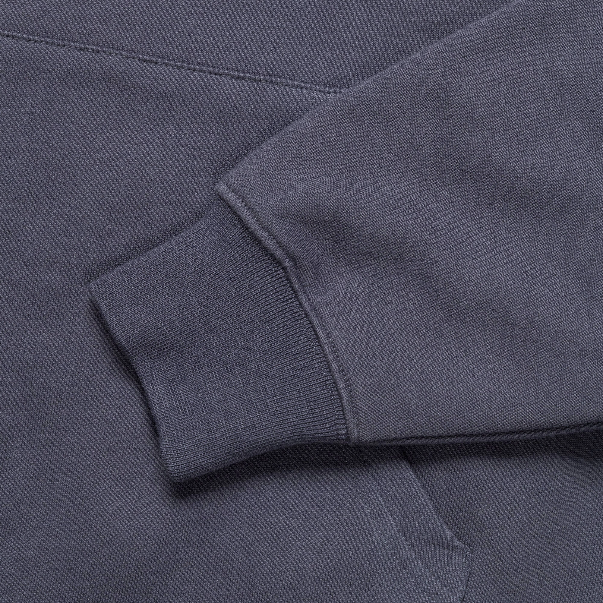 Sporty Look La Brea Shop Hooded Sweatshirt - Gunmetal