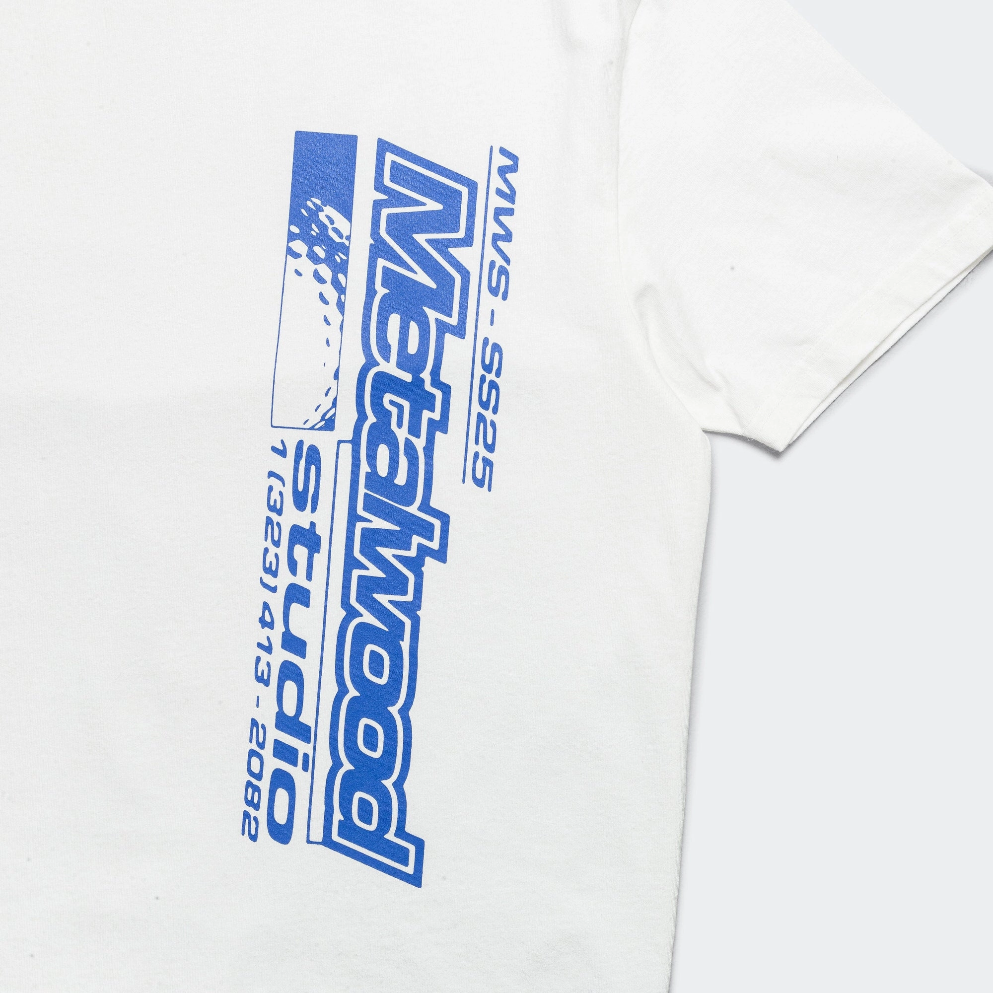 Daily Comfort Unique Design La Brea Shop SS T-Shirt - White