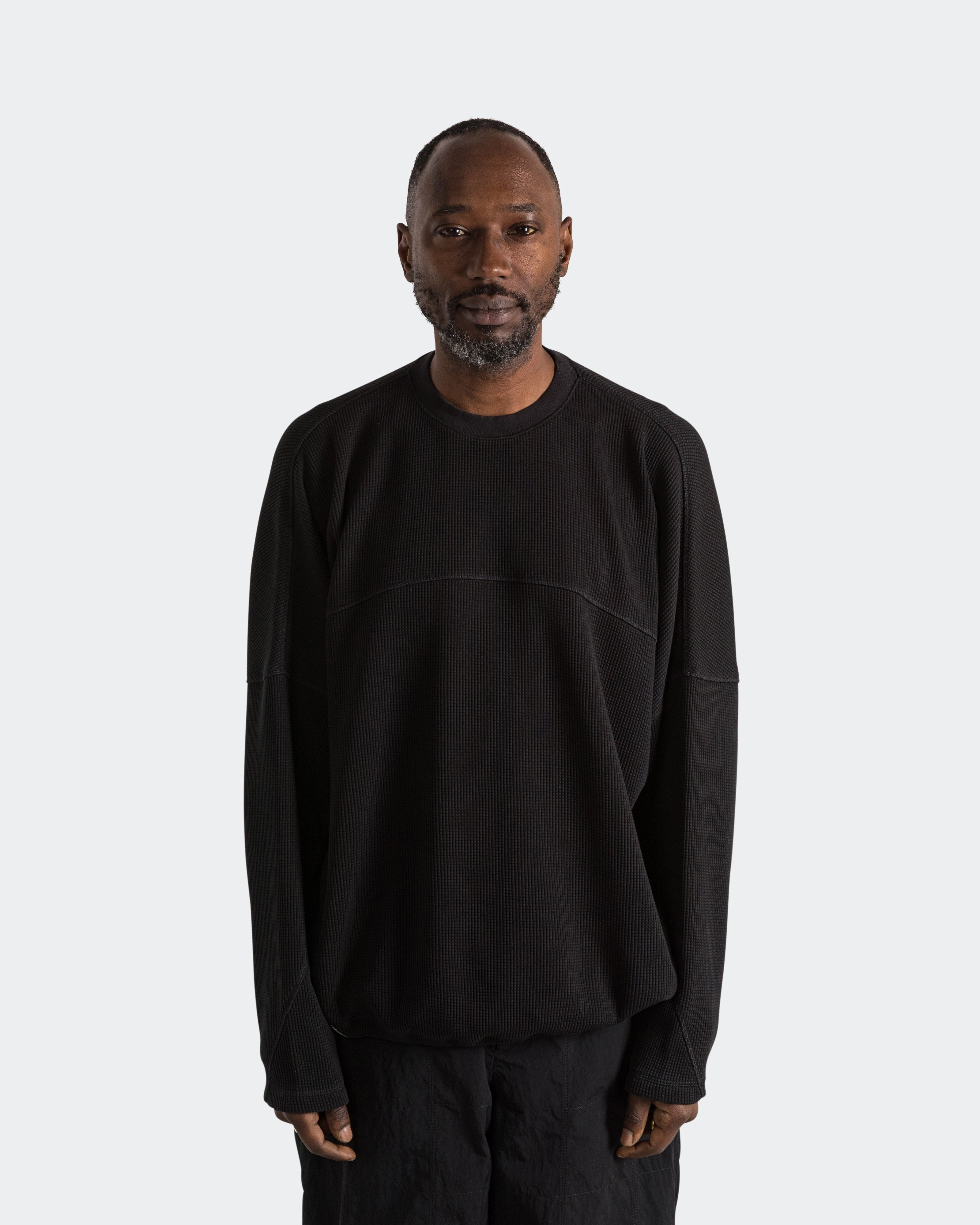 Lightweight Style LA Cienega LS Sports Tee - Black