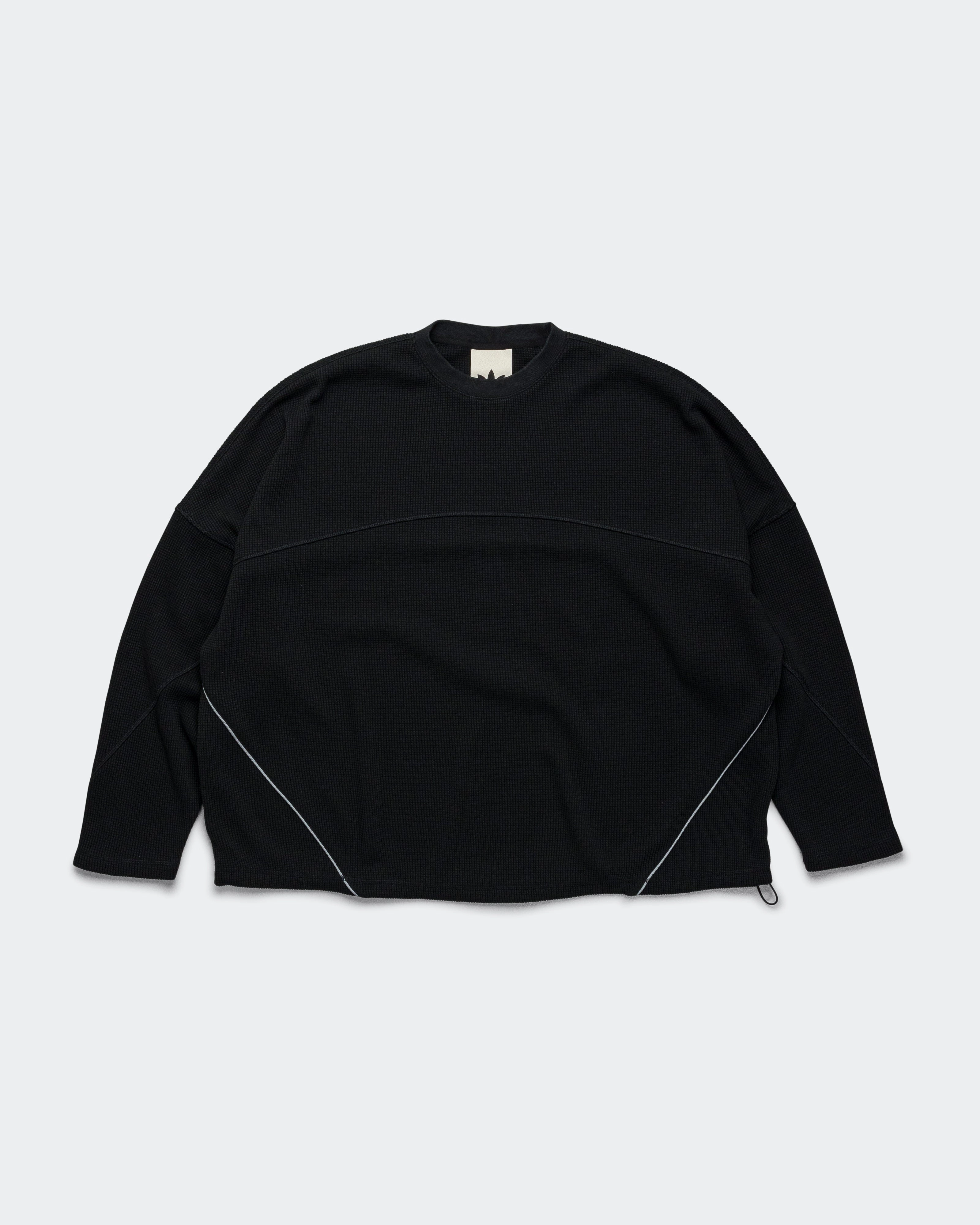 LA Cienega LS Sports Tee - Black Sporty Layer Look