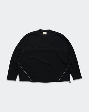 LA Cienega LS Sports Tee - Black Sporty Layer Look