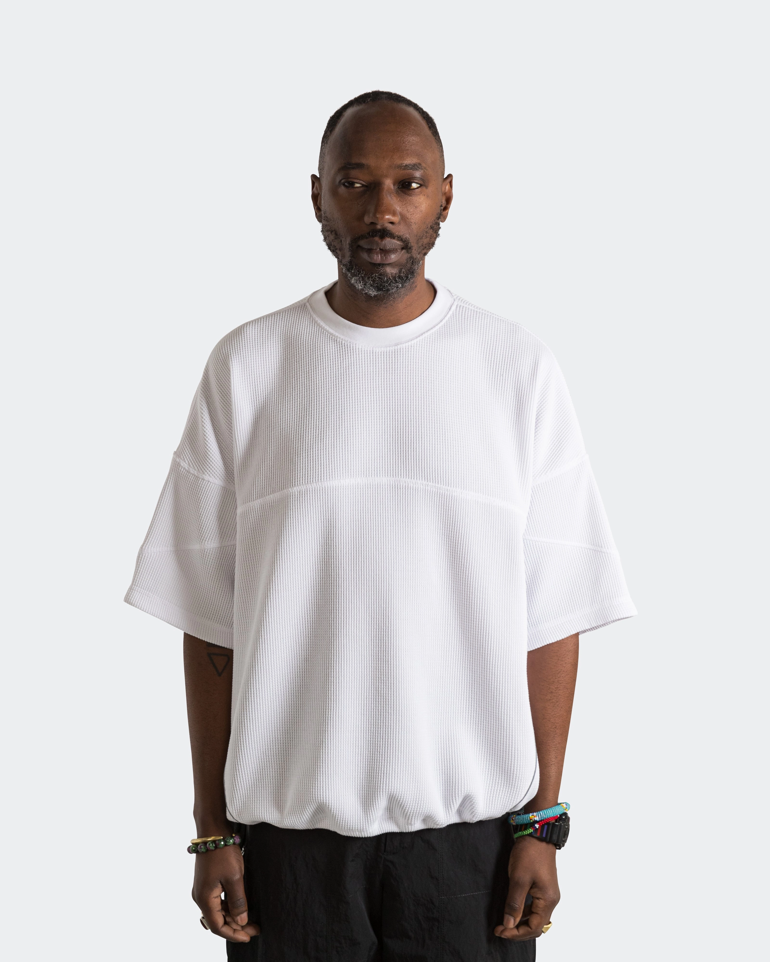 VintageWashEffect LA Cienega SS Sports Tee - Off White
