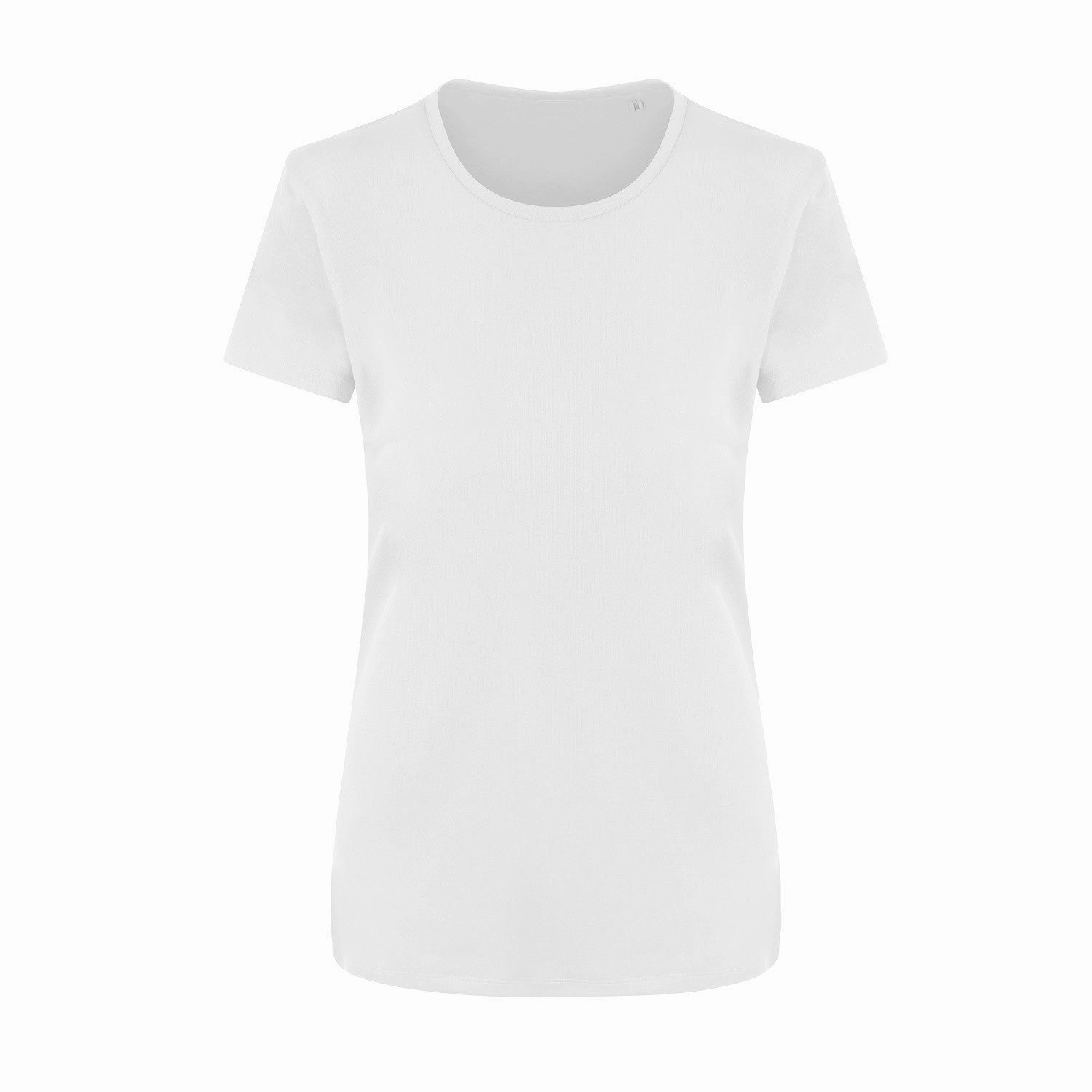 Ladies Ambaro Recycled Sports T-Shirt | ARCTIC WHITE Chic Style