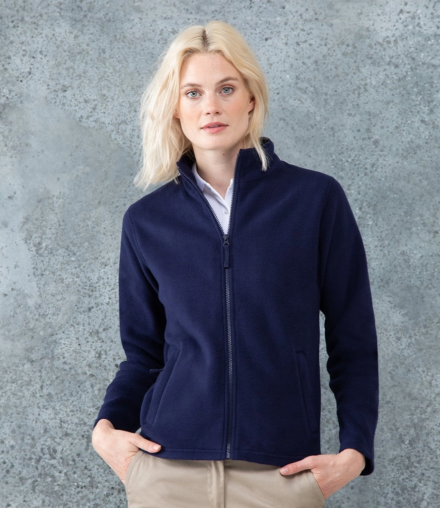 Ladies Microfleece Jacket | BLACK Classic Outfit Gear