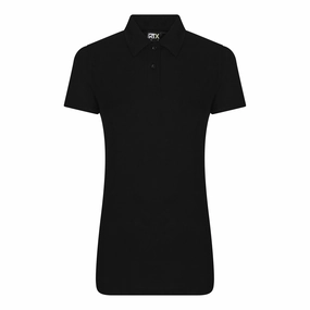 Ladies Pro Polyester Polo | BLACK Essential Style