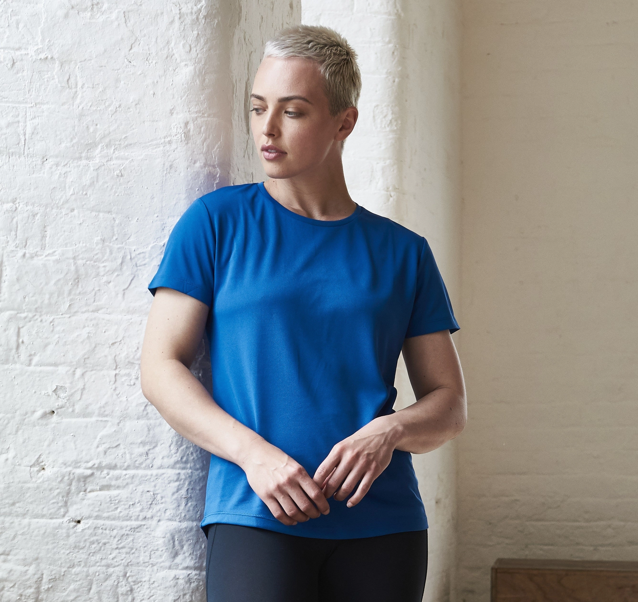 Ladies Recycled Cool T-Shirt | ARCTIC WHITE QuickDryTechnology Fashionable Ease