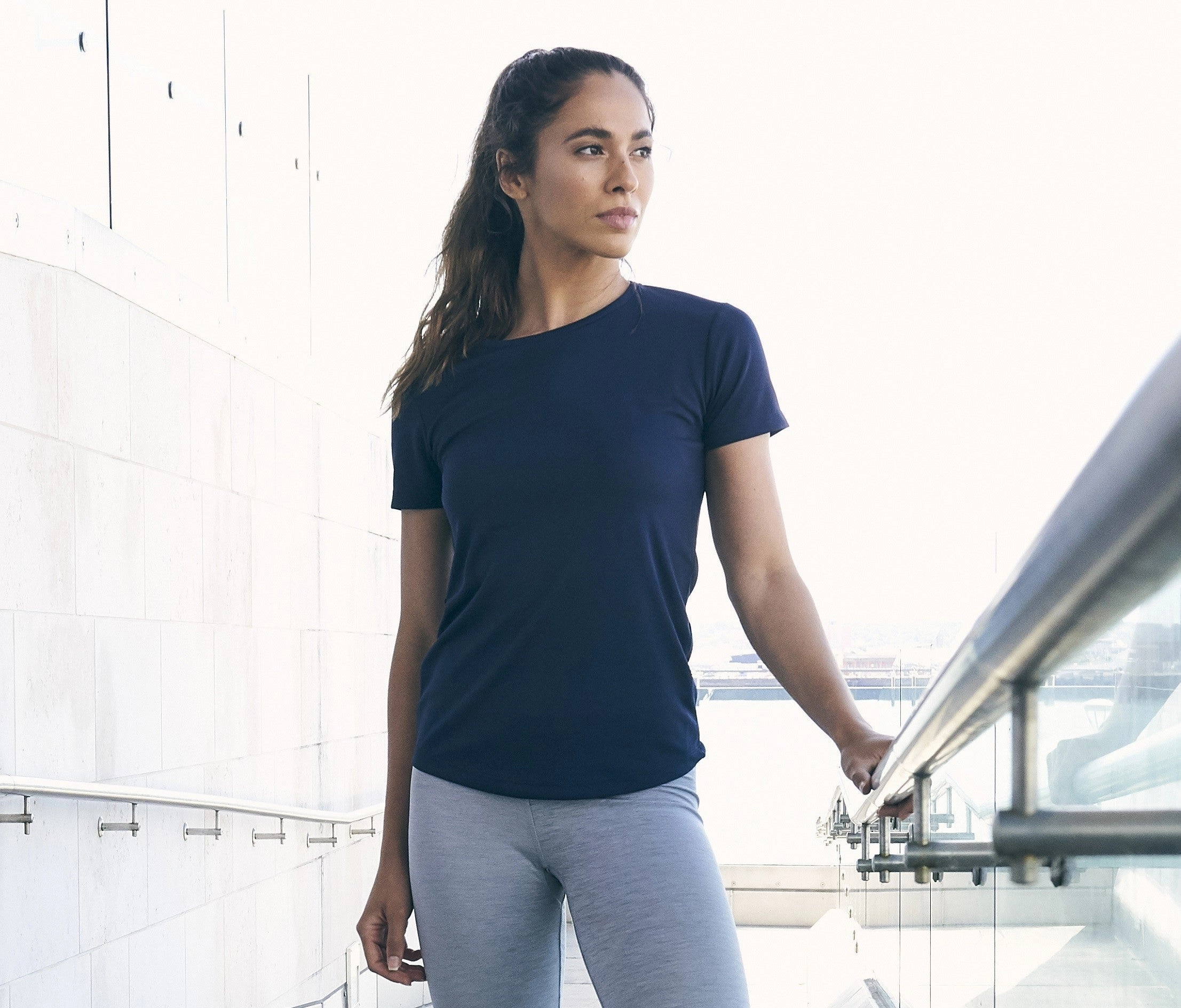 EthicalProduction Active Lifestyle Ladies Recycled Cool T-Shirt | ARCTIC WHITE