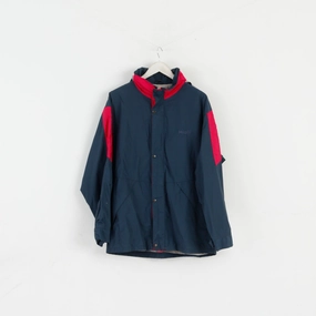 hunters Bailo Men 50 L Jacket Navy Amaranth Nylon Waterproof Hooded Outdoor Top