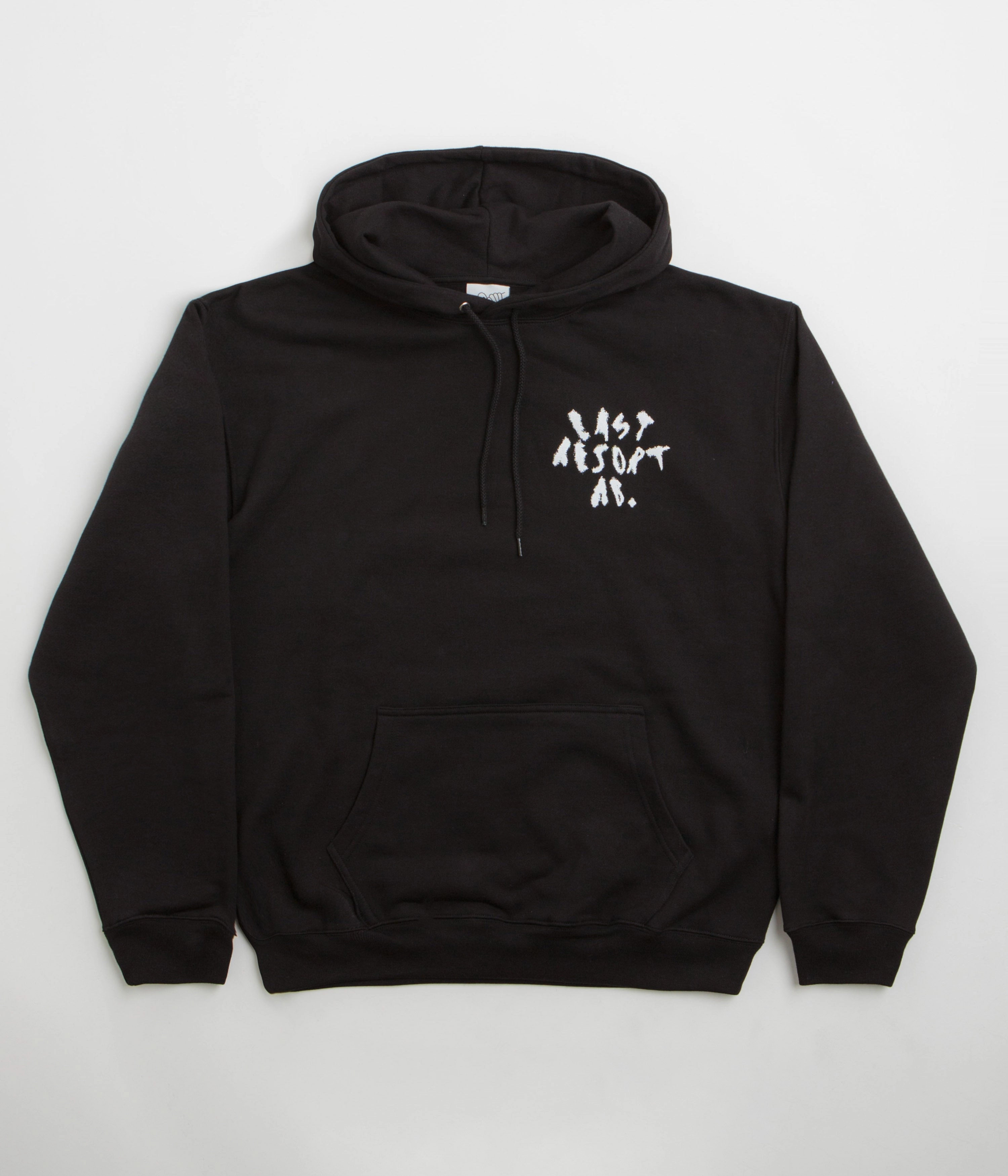 Trend Feel Street Scene Last Resort AB Art Hoodie - Black