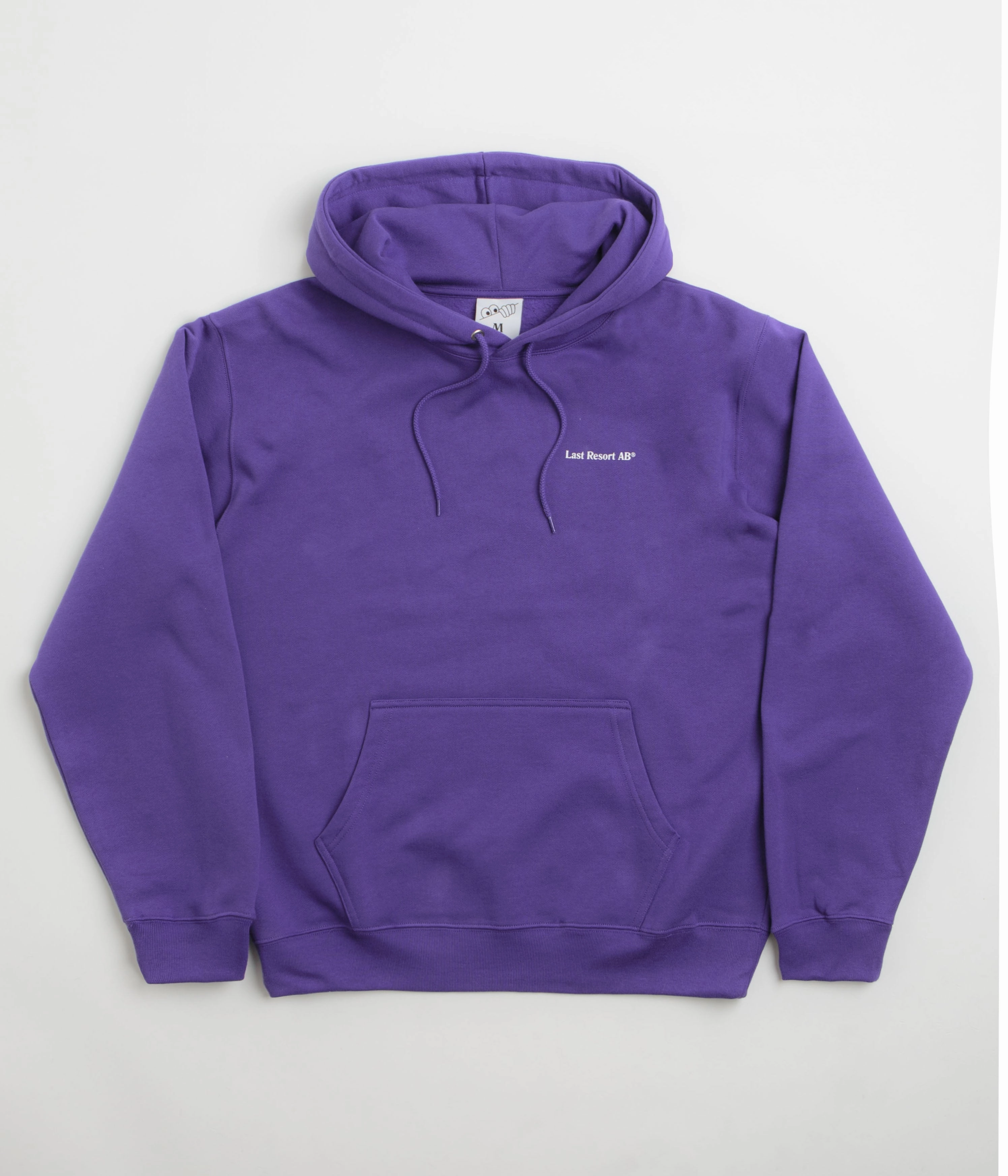 Contemporary Look Winter Night Last Resort AB Atlas Monogram Hoodie - Heliotrope / White