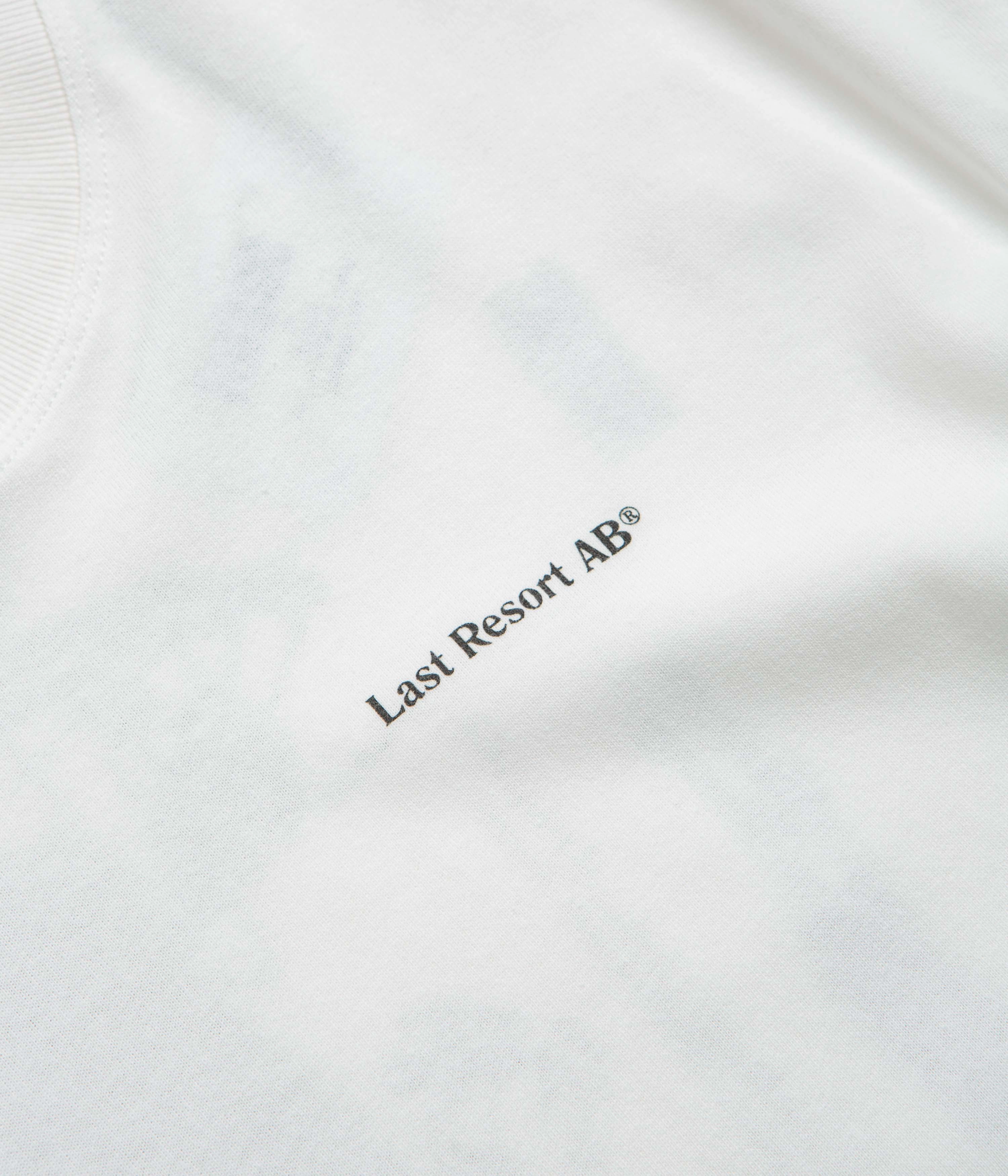 Last Resort AB Brain Freeze Long Sleeve T-Shirt - White Cool and Chic Relaxed and Comfy