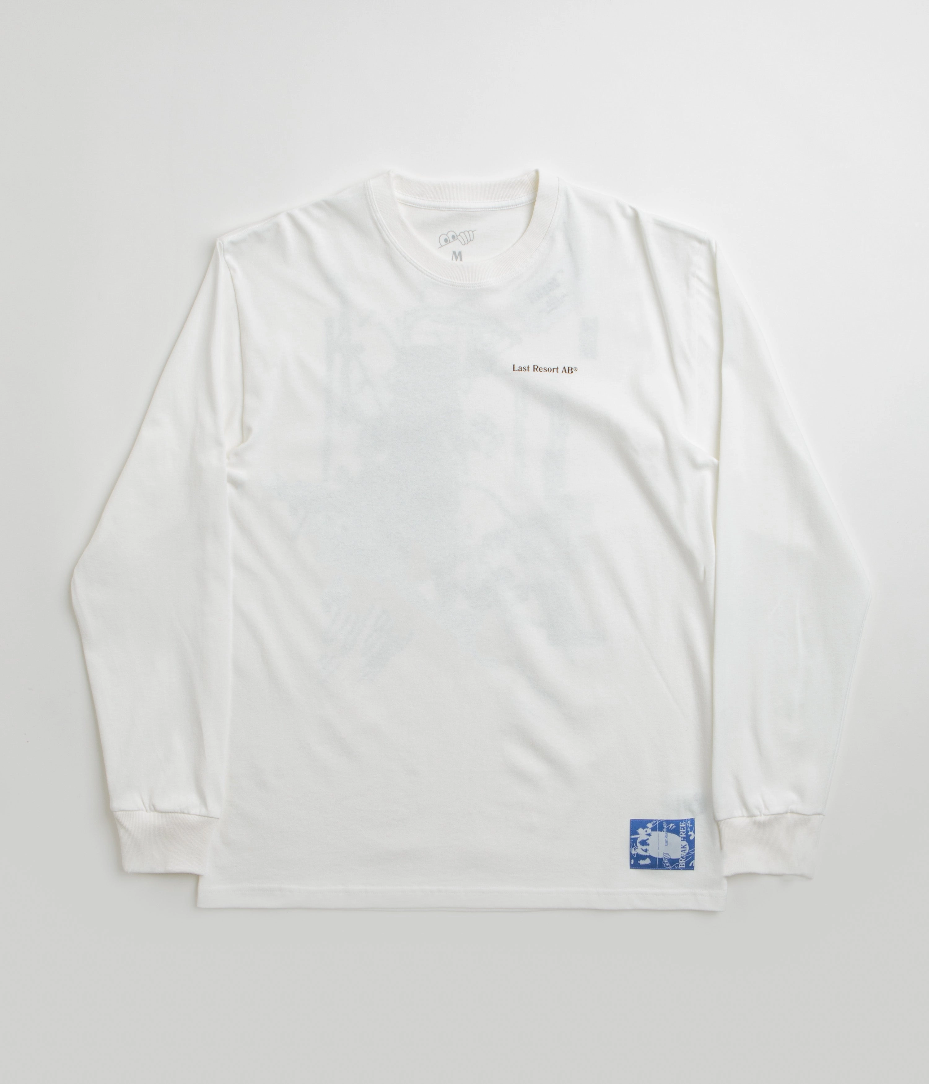 Festival wear Last Resort AB Brain Freeze Long Sleeve T-Shirt - White