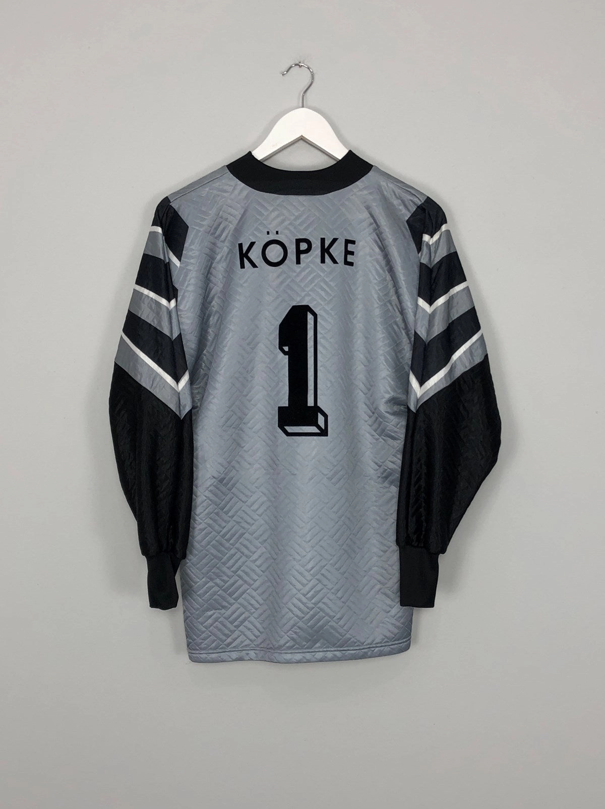 1996/98 ADIDAS (GERMANY) KOPKE #1 TEMPLATE GK SHIRT (S) Multi Directional Stretch Panels Sublimation Ready Fabric