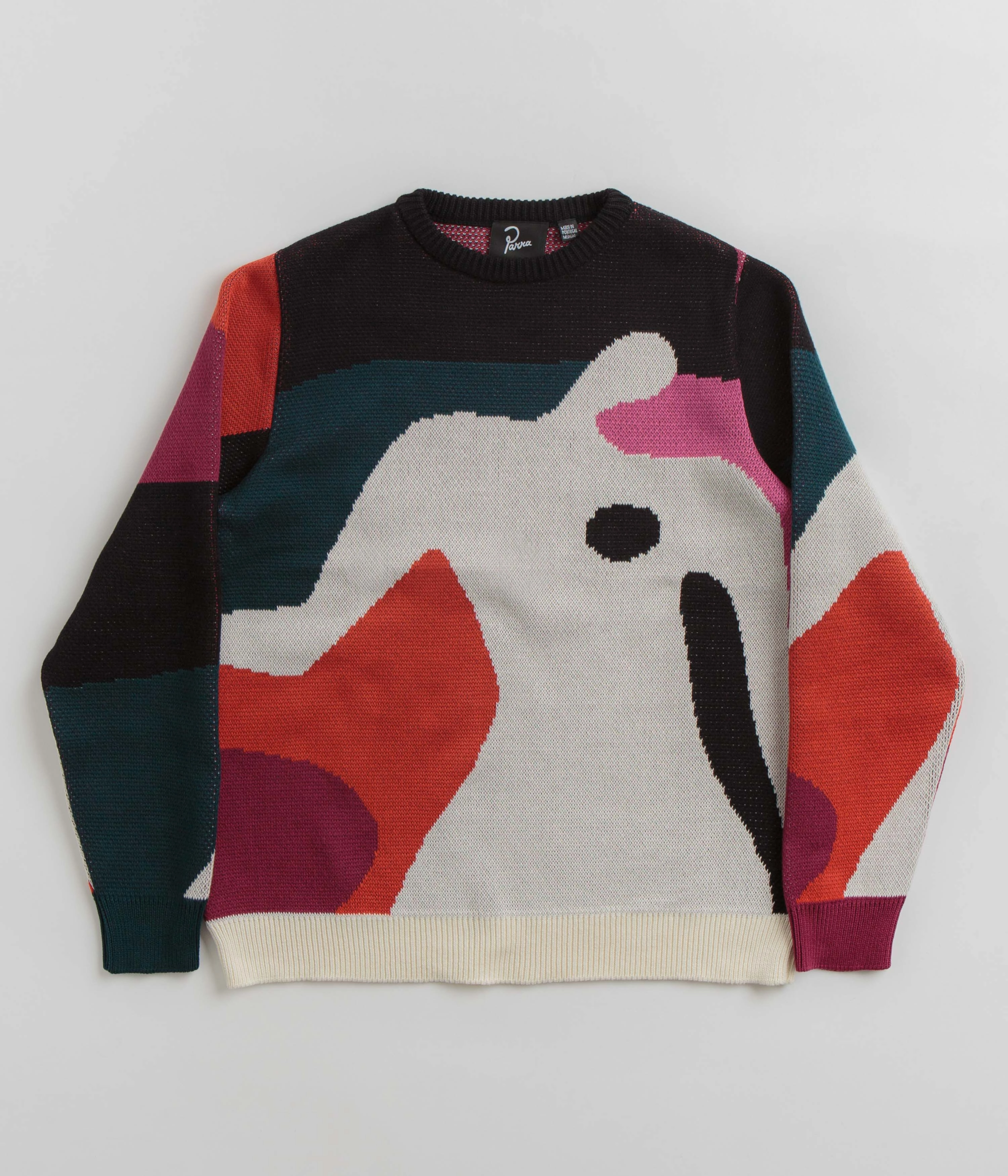 by Parra Grand Ghost Caves Knitted Sweatshirt - Multi Polished Feel Seam Free
