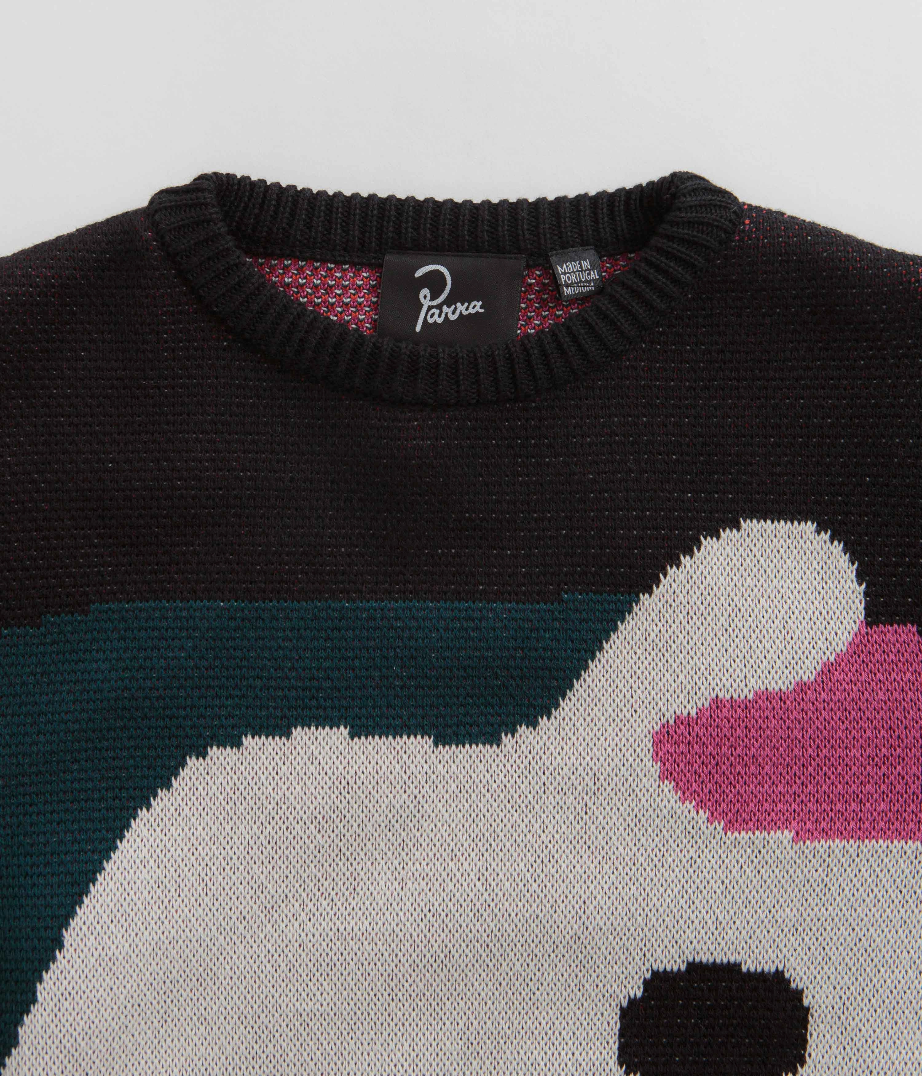 by Parra Grand Ghost Caves Knitted Sweatshirt - Multi Comfy Mood