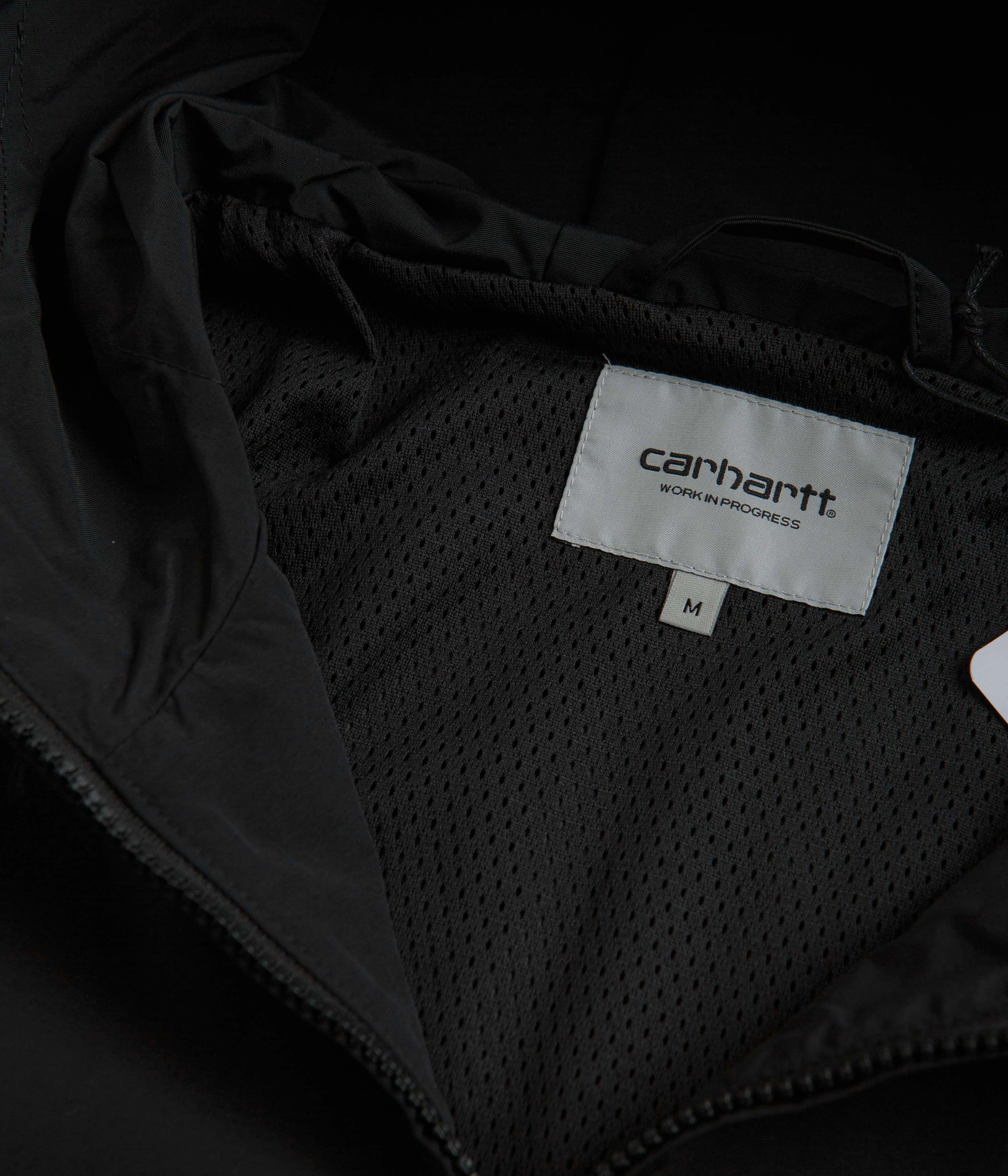 Tradition Carhartt Summer Windbreaker Pullover Jacket - Black / White