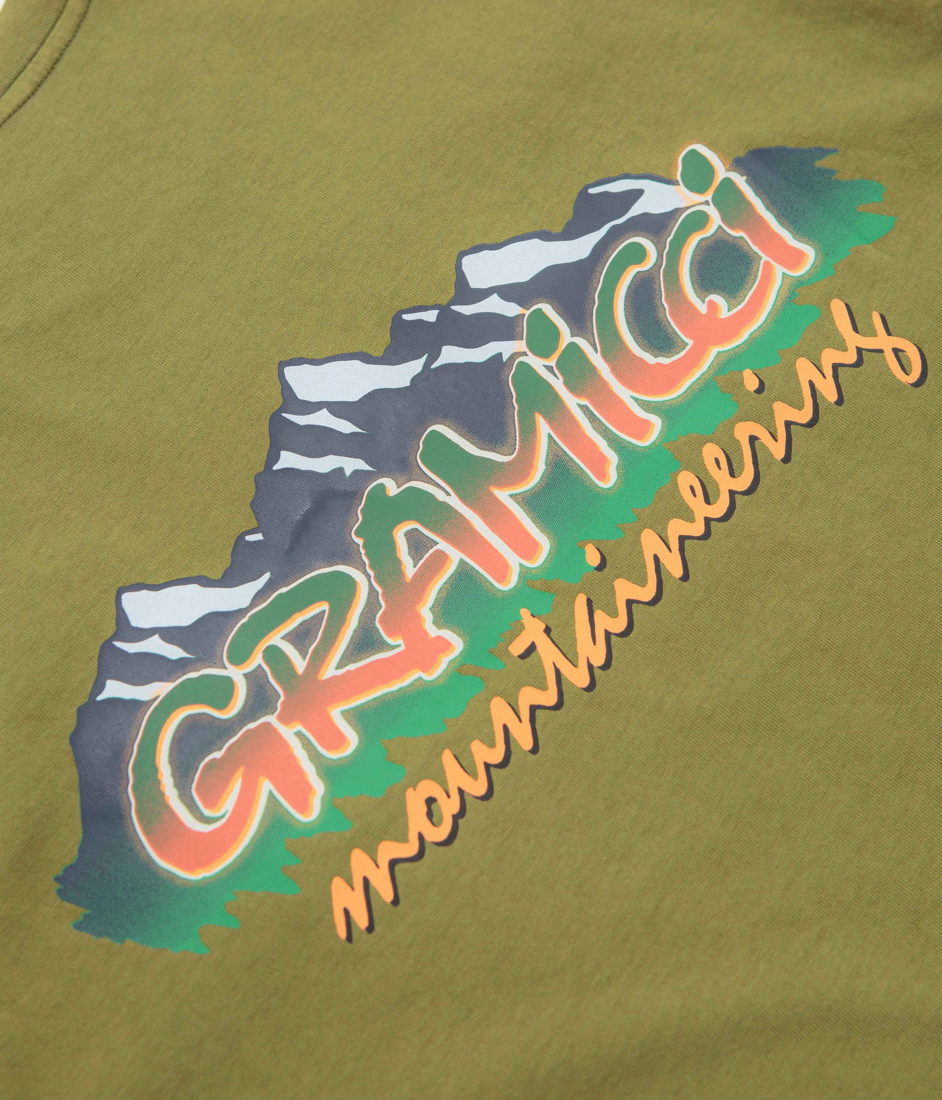 Gramicci Mountaineering T-Shirt - Pistachio Pigment Effortless Layer