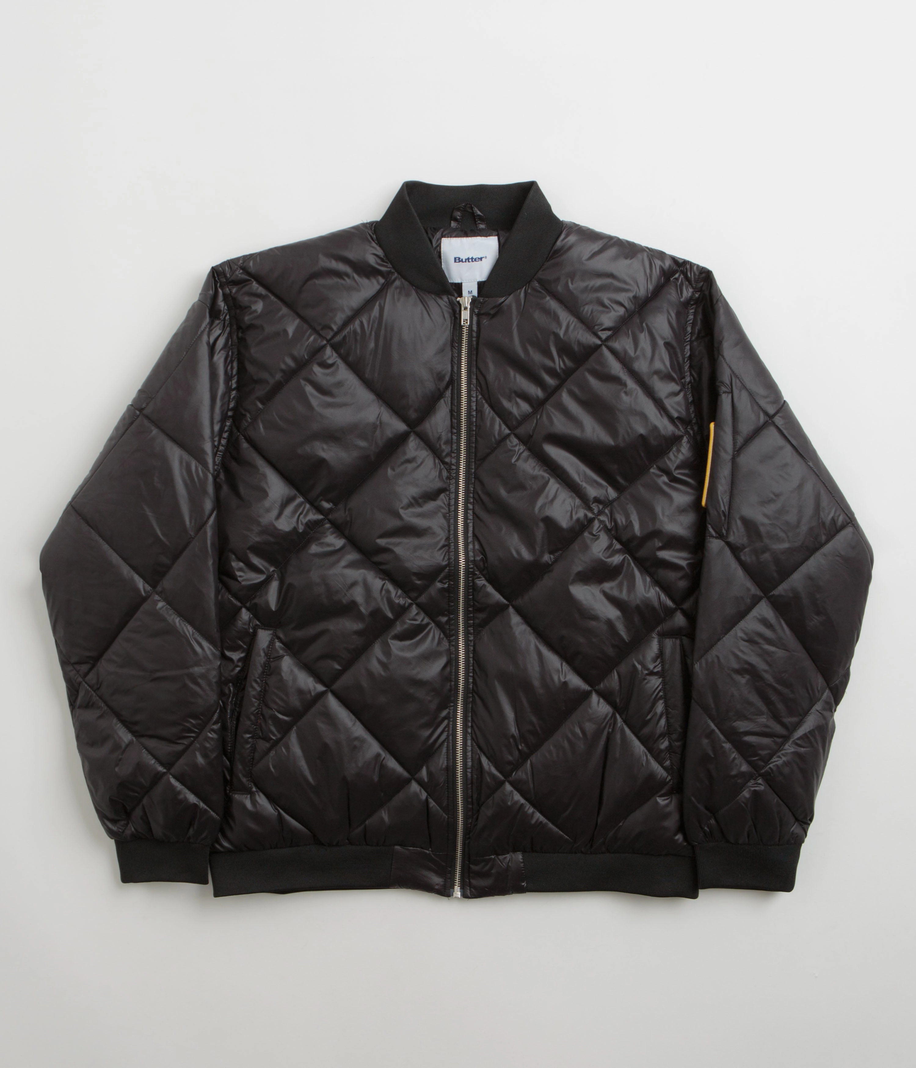 Butter Goods Temperature Bomber Jacket - Black Luggage Trendy Outerwear