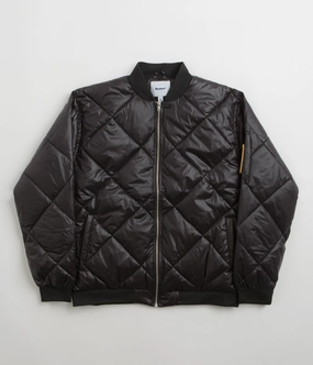 Butter Goods Temperature Bomber Jacket - Black Luggage Trendy Outerwear