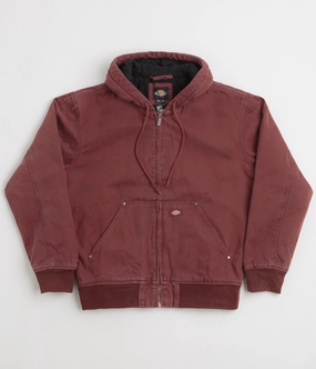 Fearlessness LowProfile Seam Design Dickies Hilham Hooded Canvas Jacket - Andorra