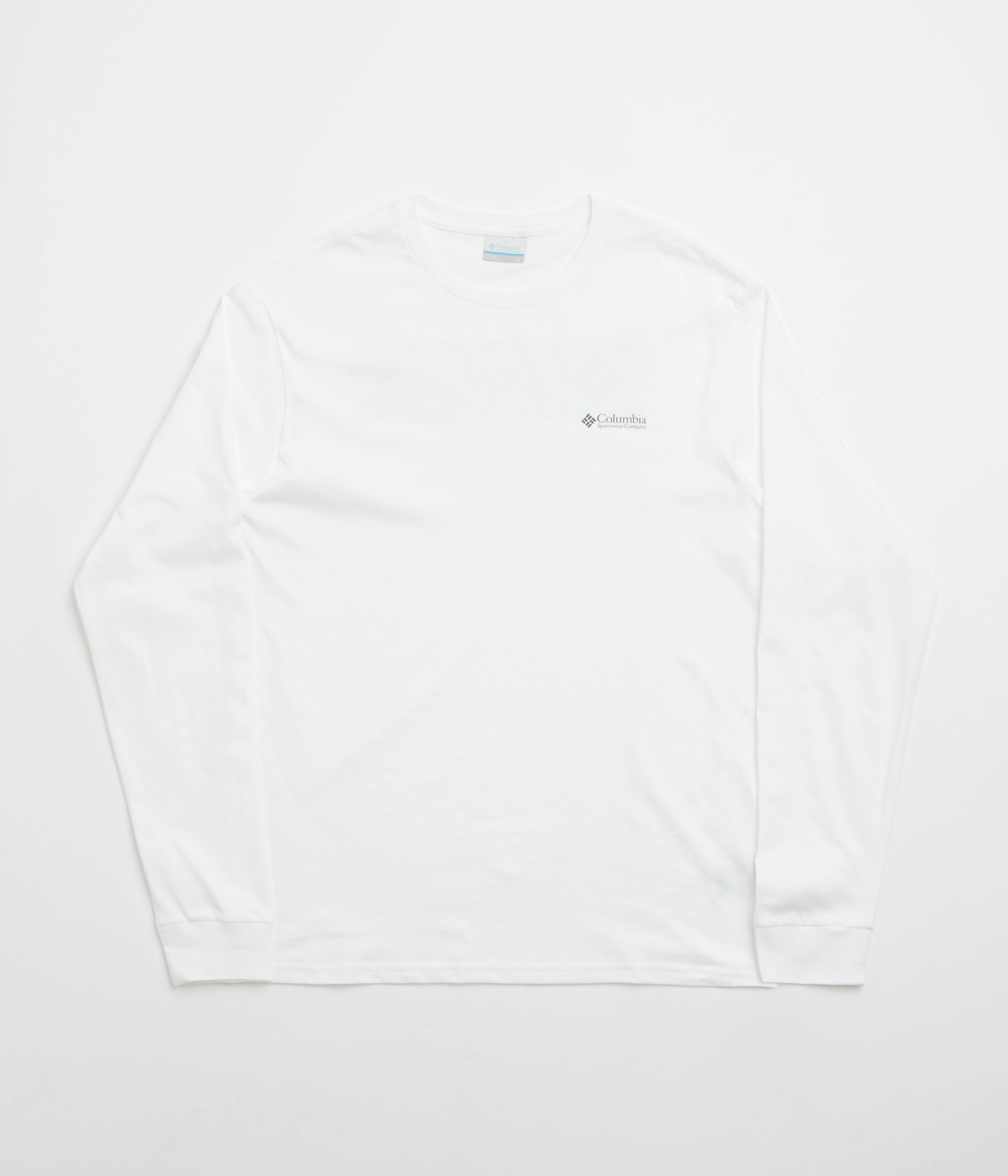 sports performance Street Comfort Columbia Explorers Canyon Long Sleeve T-Shirt - White / Branded Blanket
