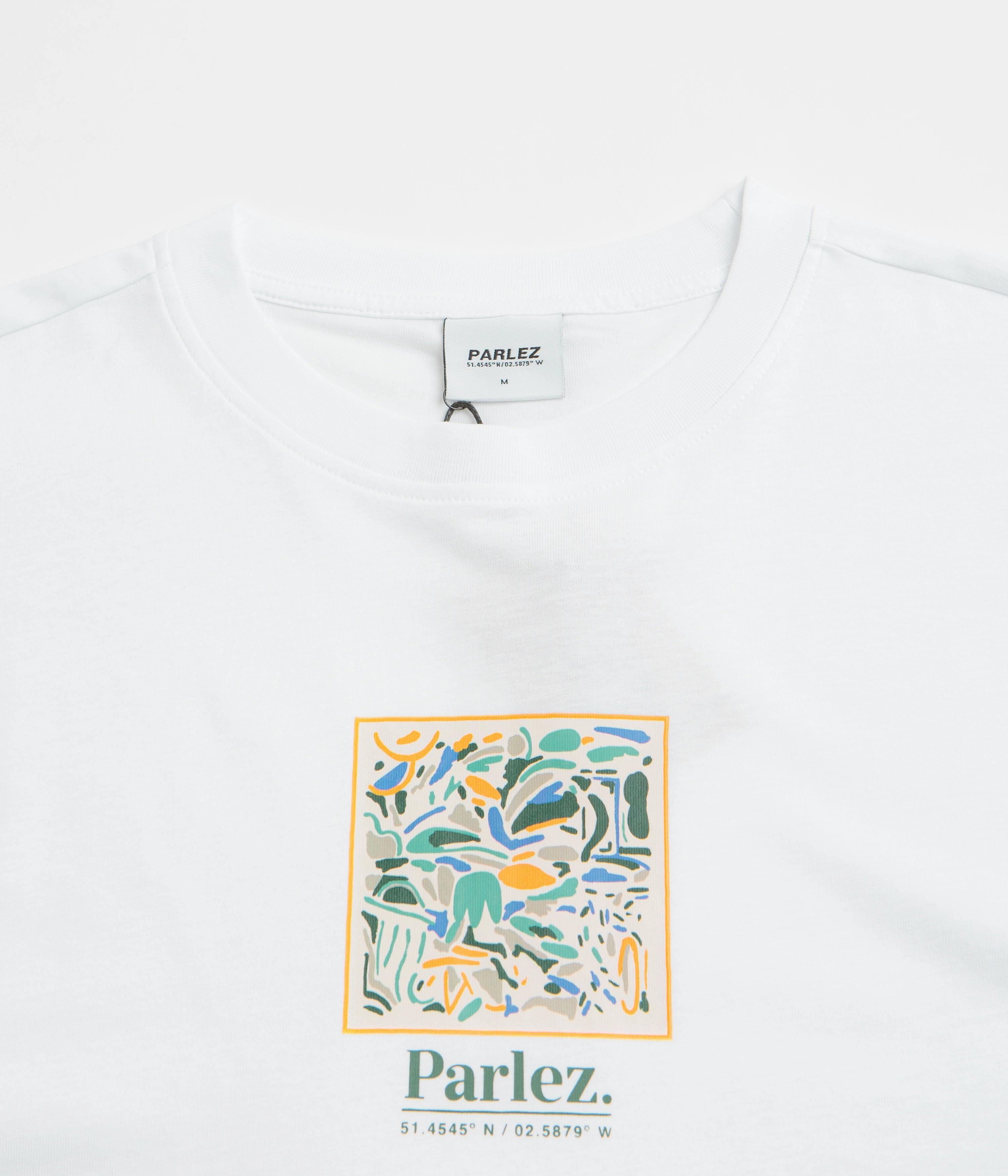 Heavyweight Weave Classic Wear Parlez Exemplar Oversized T-Shirt - White