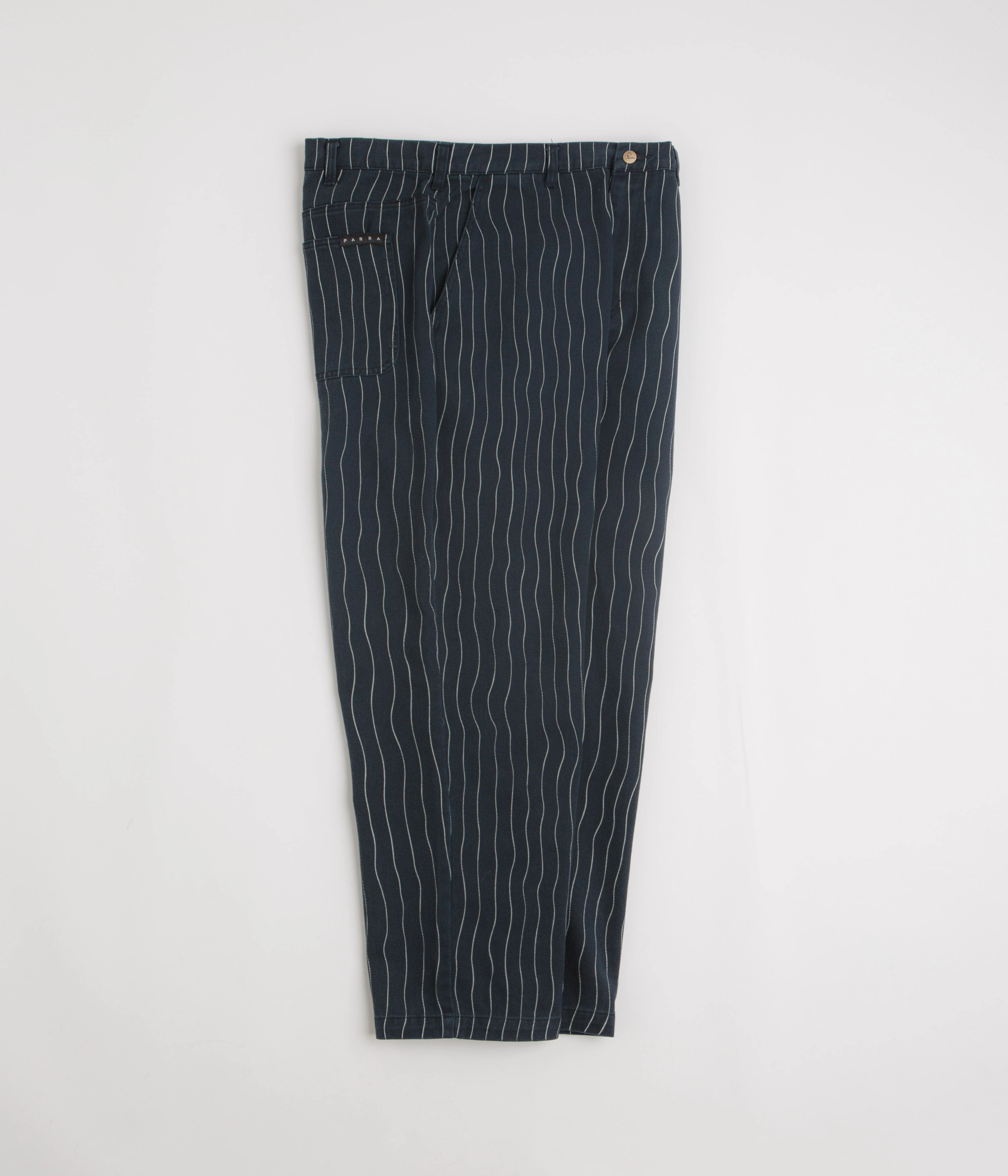 by Parra Meandering Pants - Navy Blue Adjustable loop
