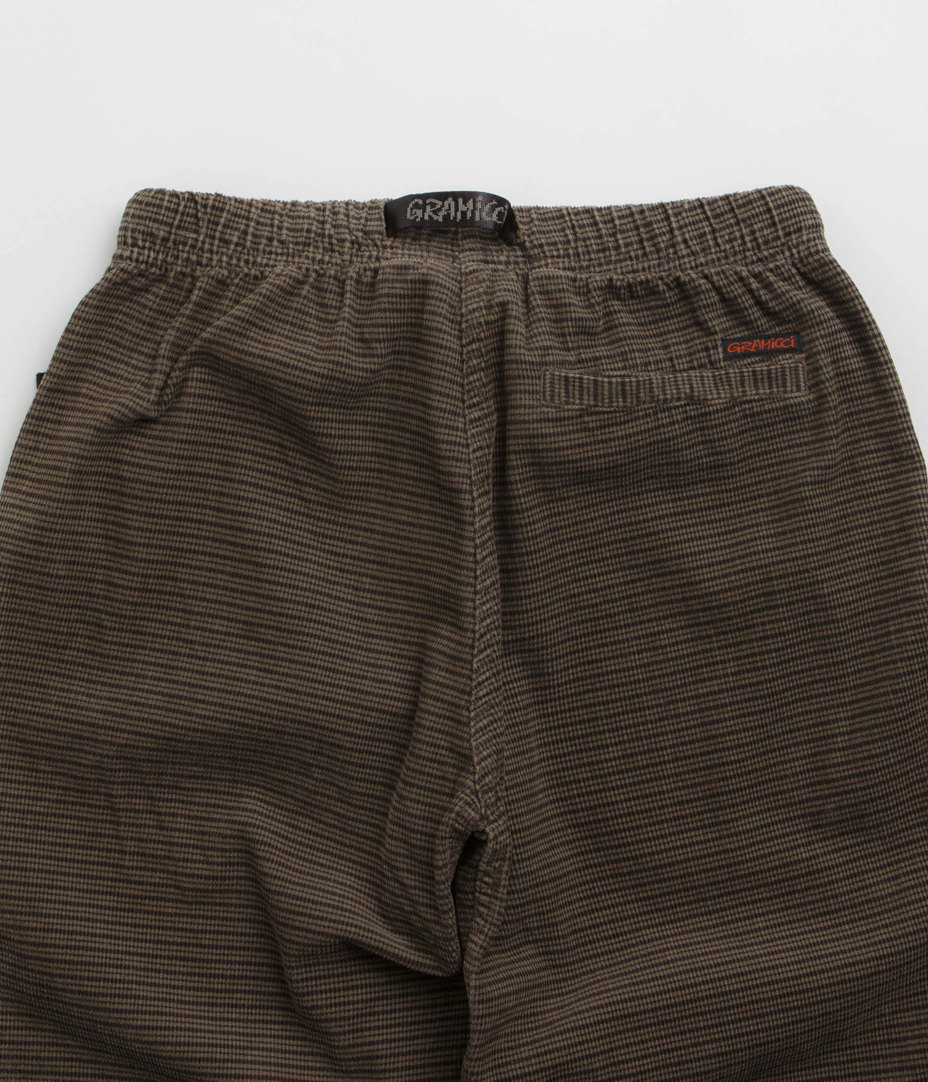 Gramicci O.G. Grid Check Jam Pants - Fossil Wrinkle Resistant Finish