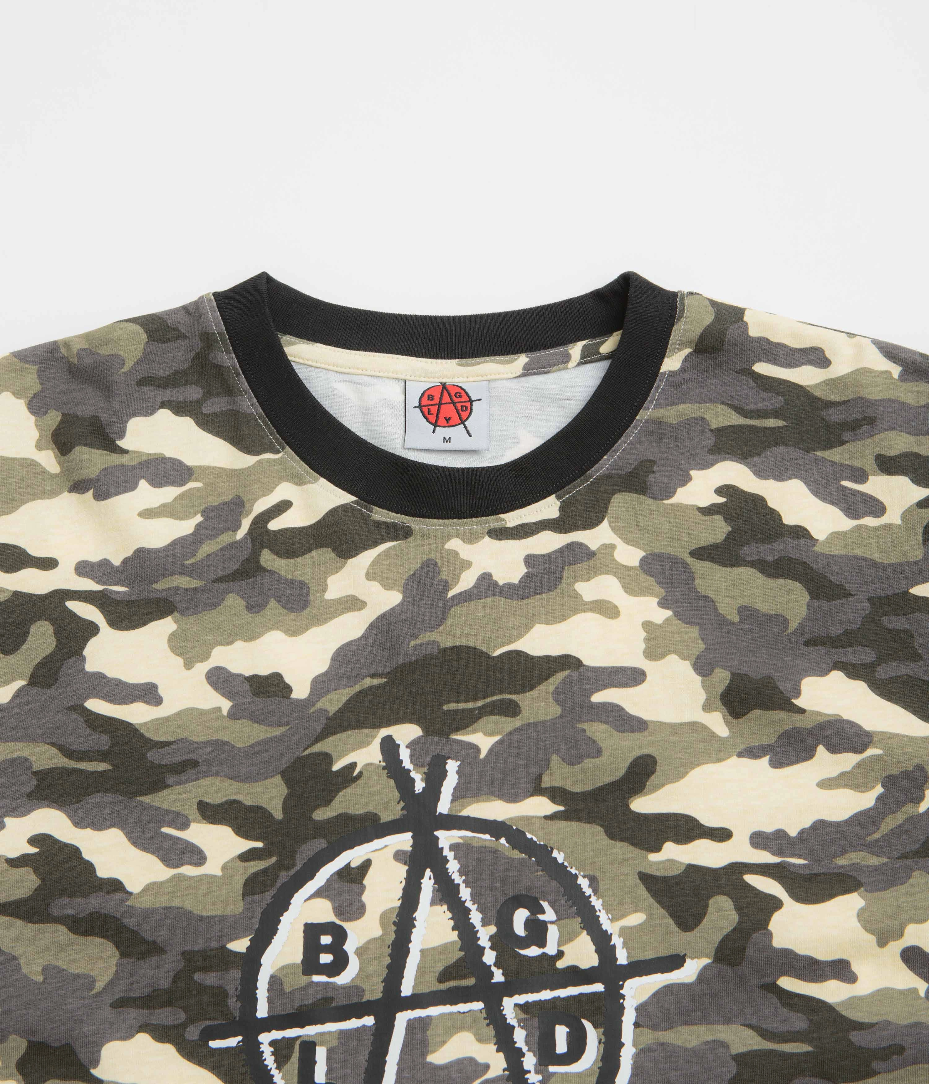 Casual Vibes Baglady Bagarchy Ringer T-Shirt - Sand Camo