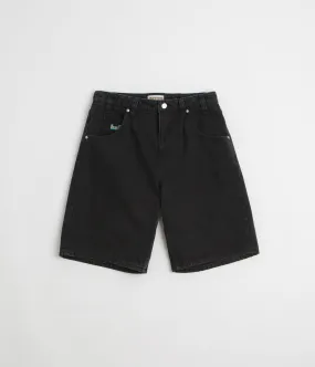HUF Cromer Shorts - Washed Black Collectible soccer uniform