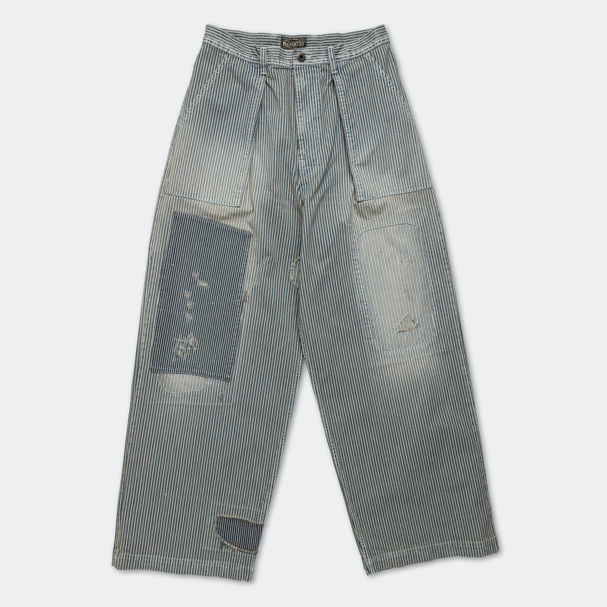 Breathable mesh lining LIBERTY Hickoree FATIGUE Baggy Pants RUSHFILED Remake - Hickoree