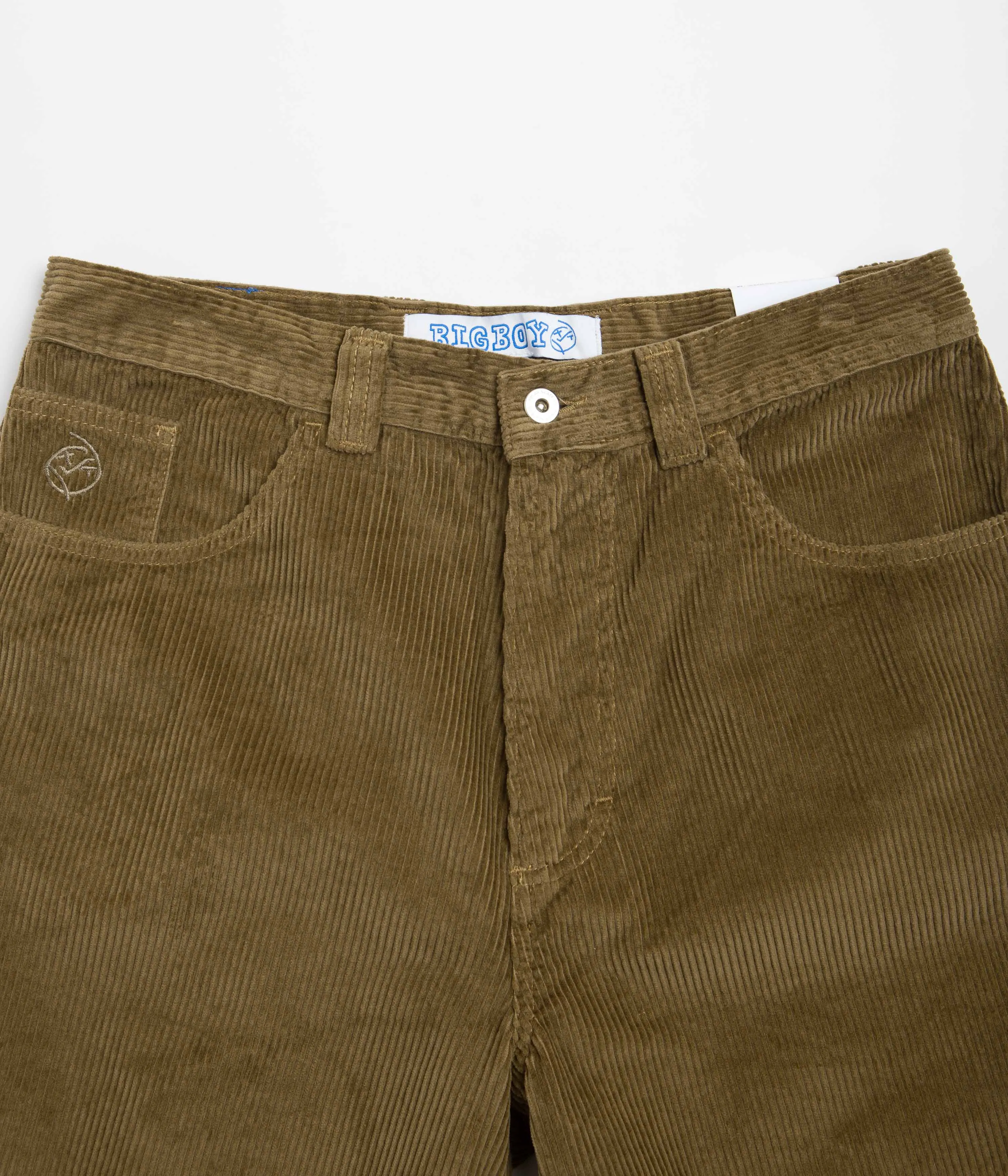 Polar Big Boy Cord Shorts - Brass t shirt