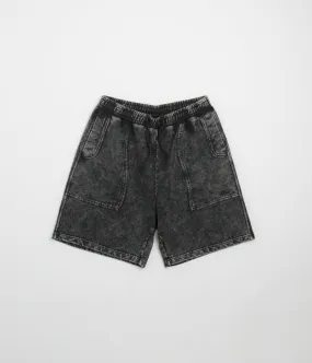 Dime Cyclone French Terry Shorts - Black Snow Washed Trendy Comfort nylon blend