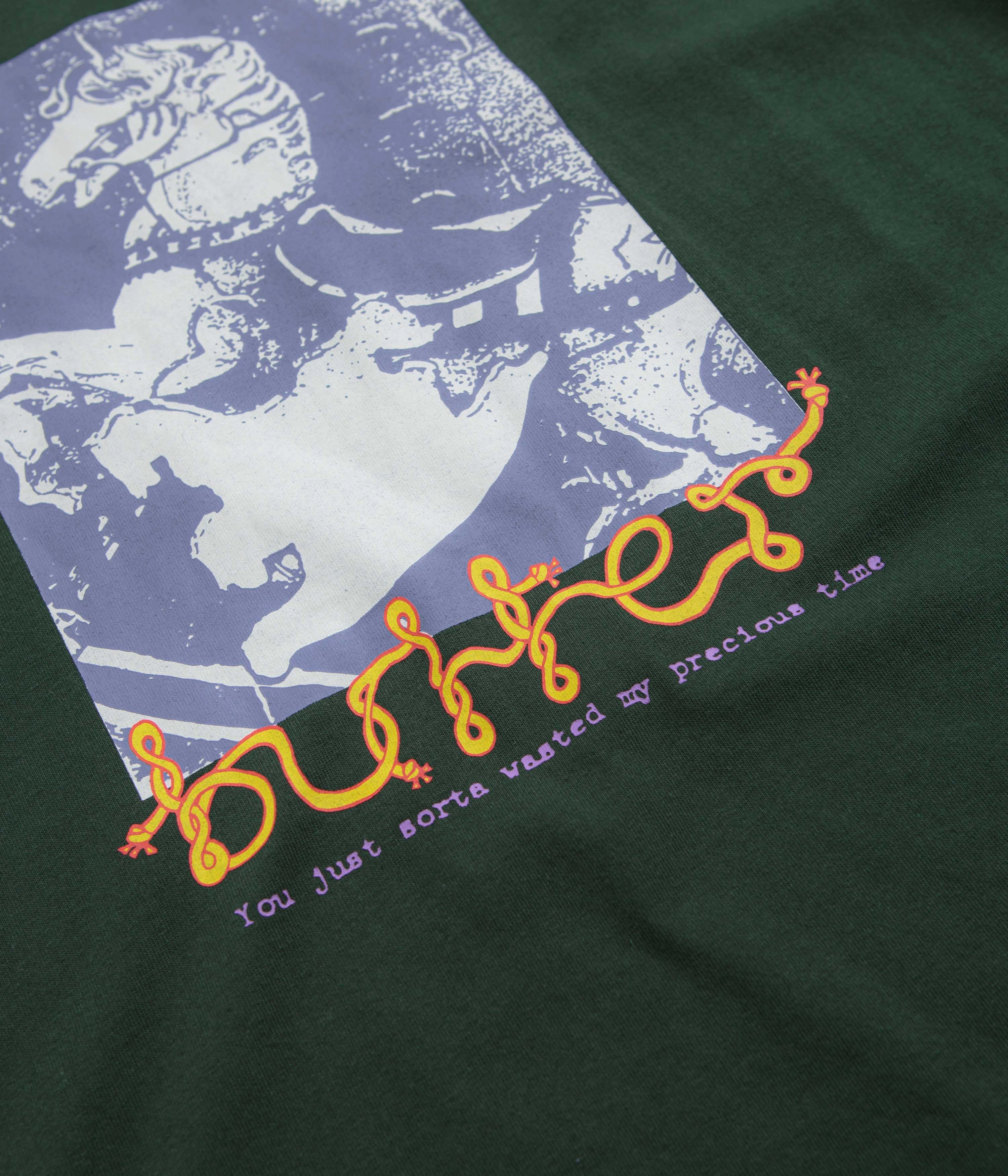 Butter Goods Carousel T-Shirt - Dark Forest Minimalist Style Classic and Comfy