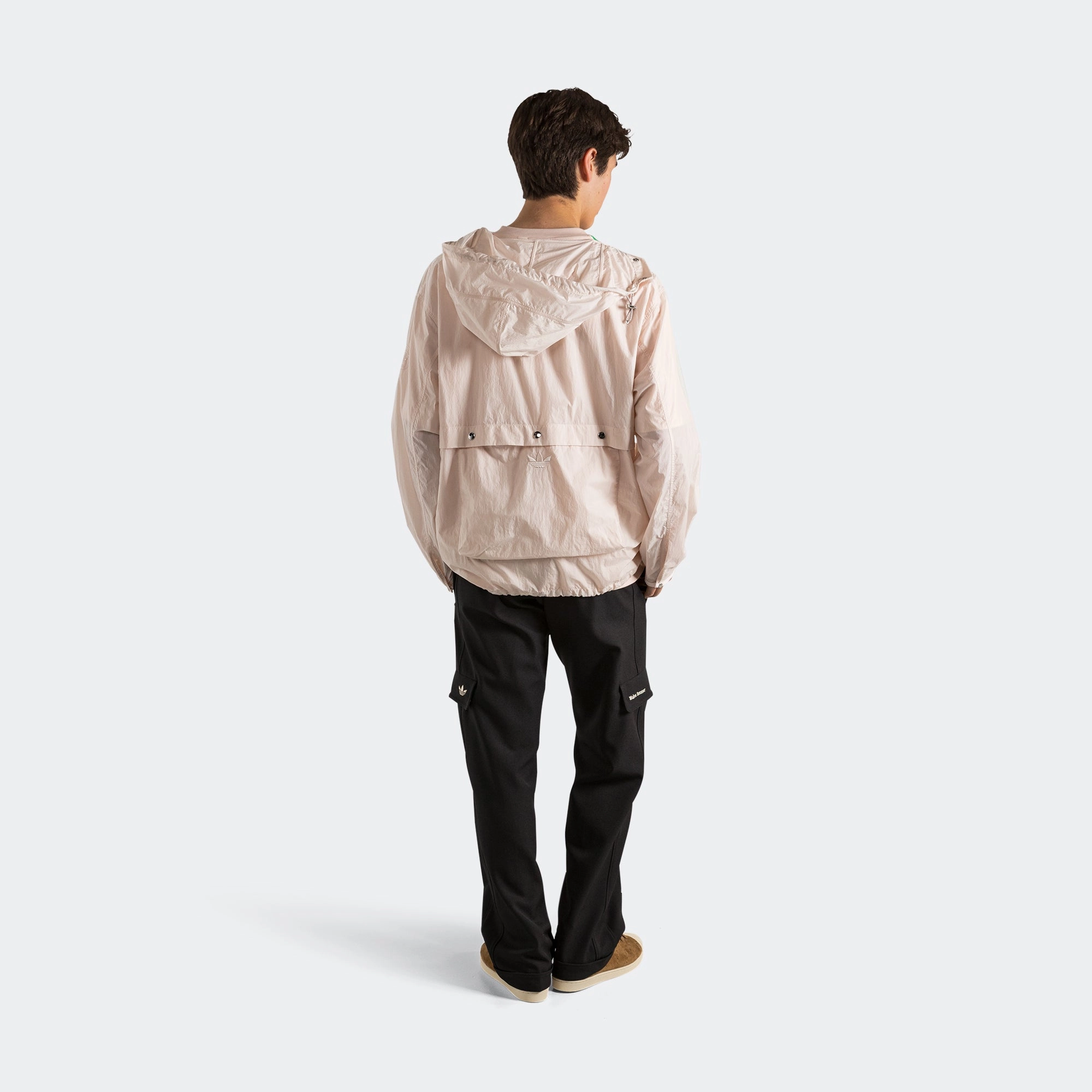 Cold Day Look SoftshellMaterial Light Anorak x Wales Bonner - Wonder Quartz