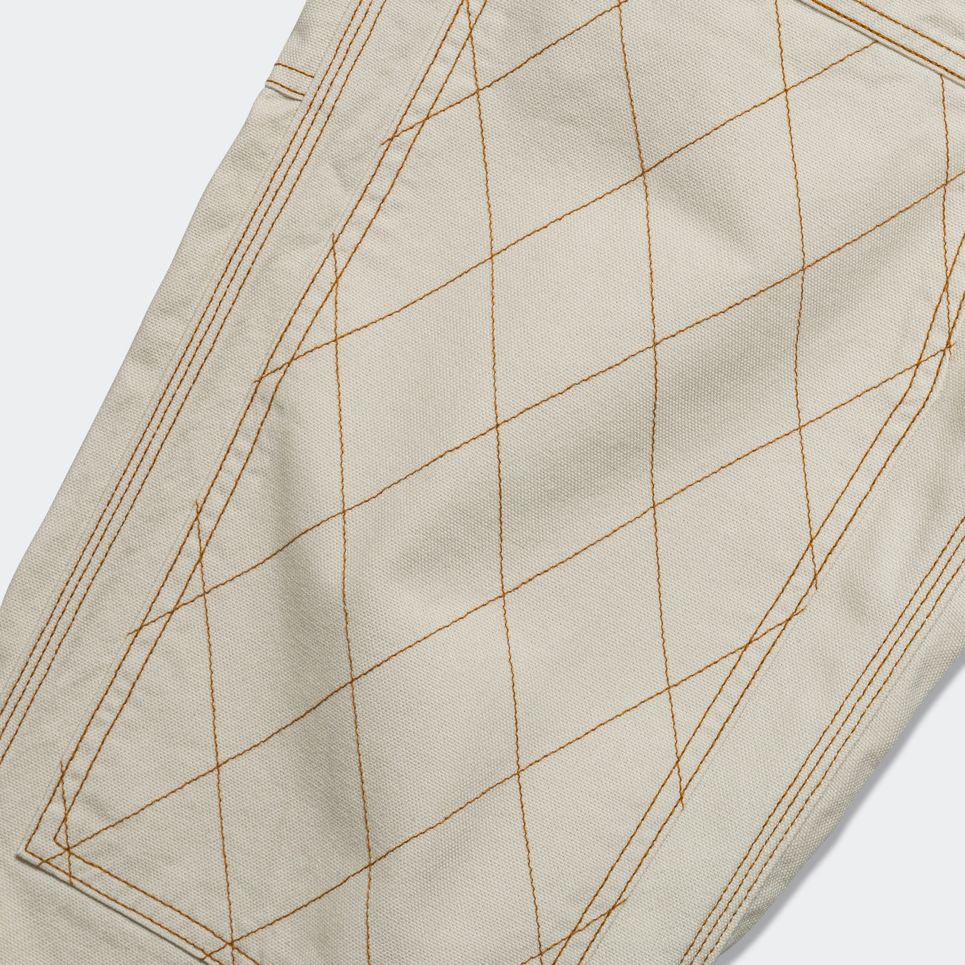 Windproof Membrane Light Canvas LUMBER Pants - Ecru