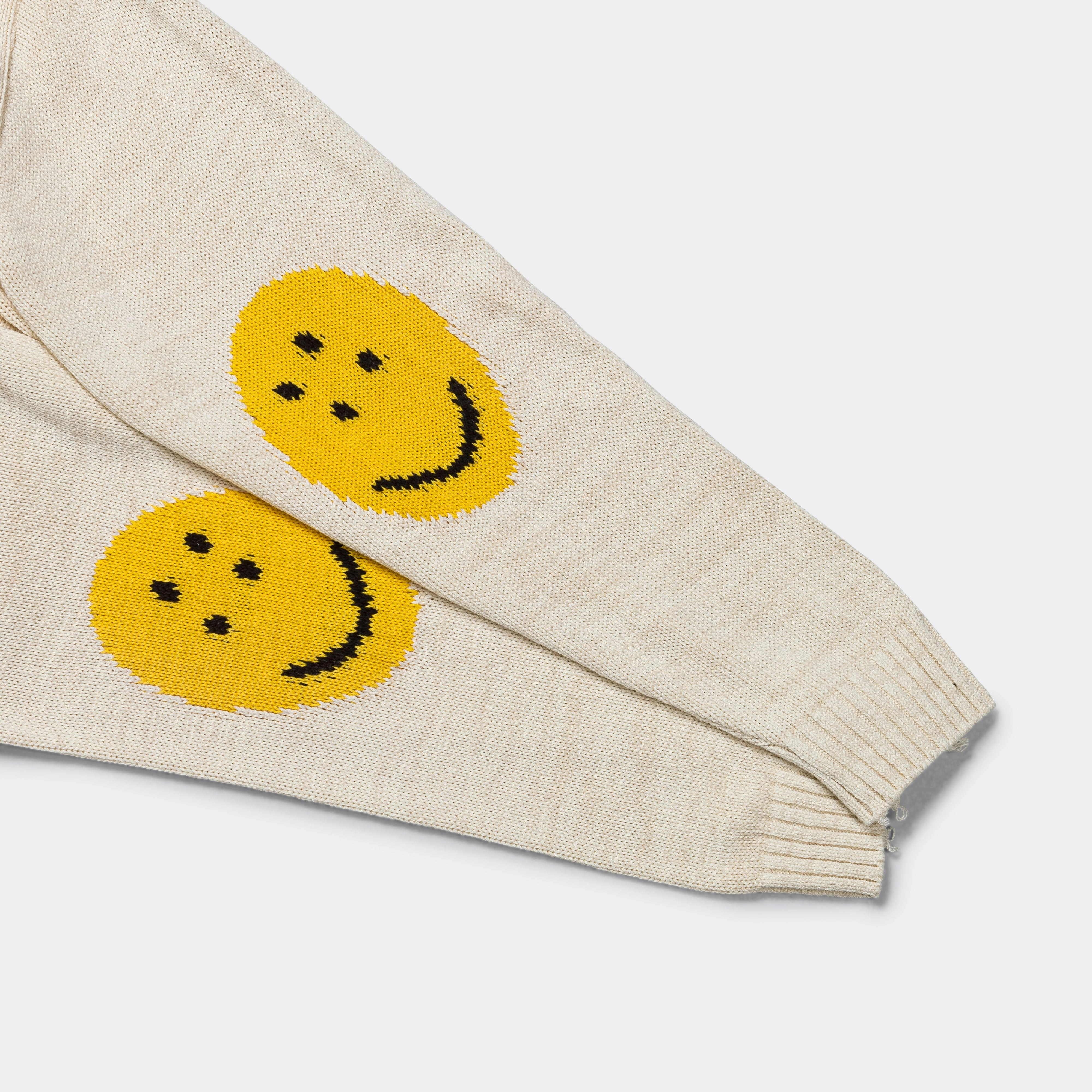 5G Cotton Knit RAINBOWY Patch Crew Sweater - Ecru product houndstooth sophistication