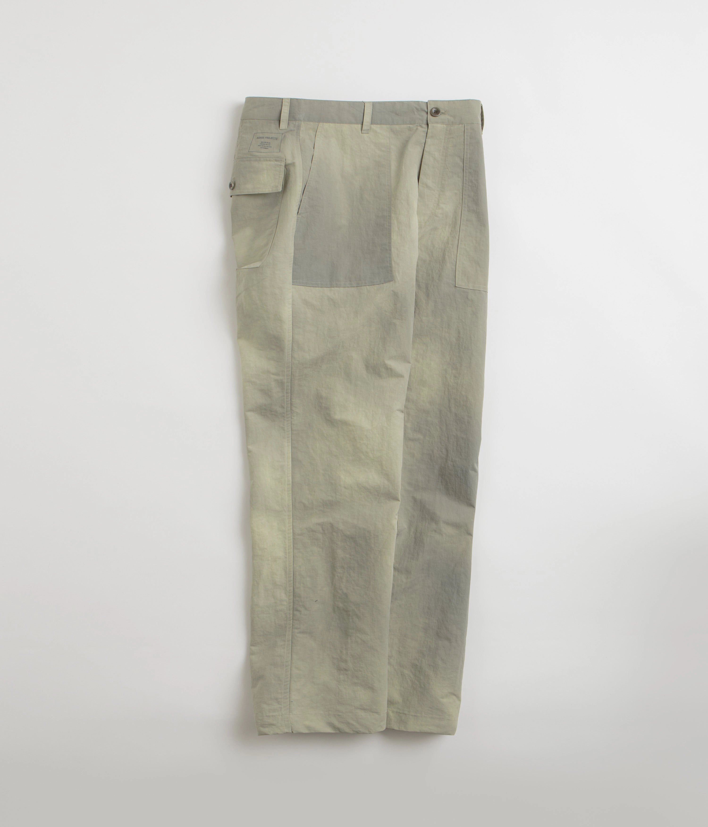 Comfy Essentials Wear Reflective Trim Options Norse Projects Lukas Relaxed Wave Dye Pants - Clay