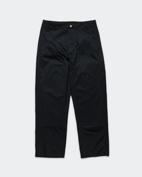 Outfit Staple Light Cotton Twill Trousers - Black