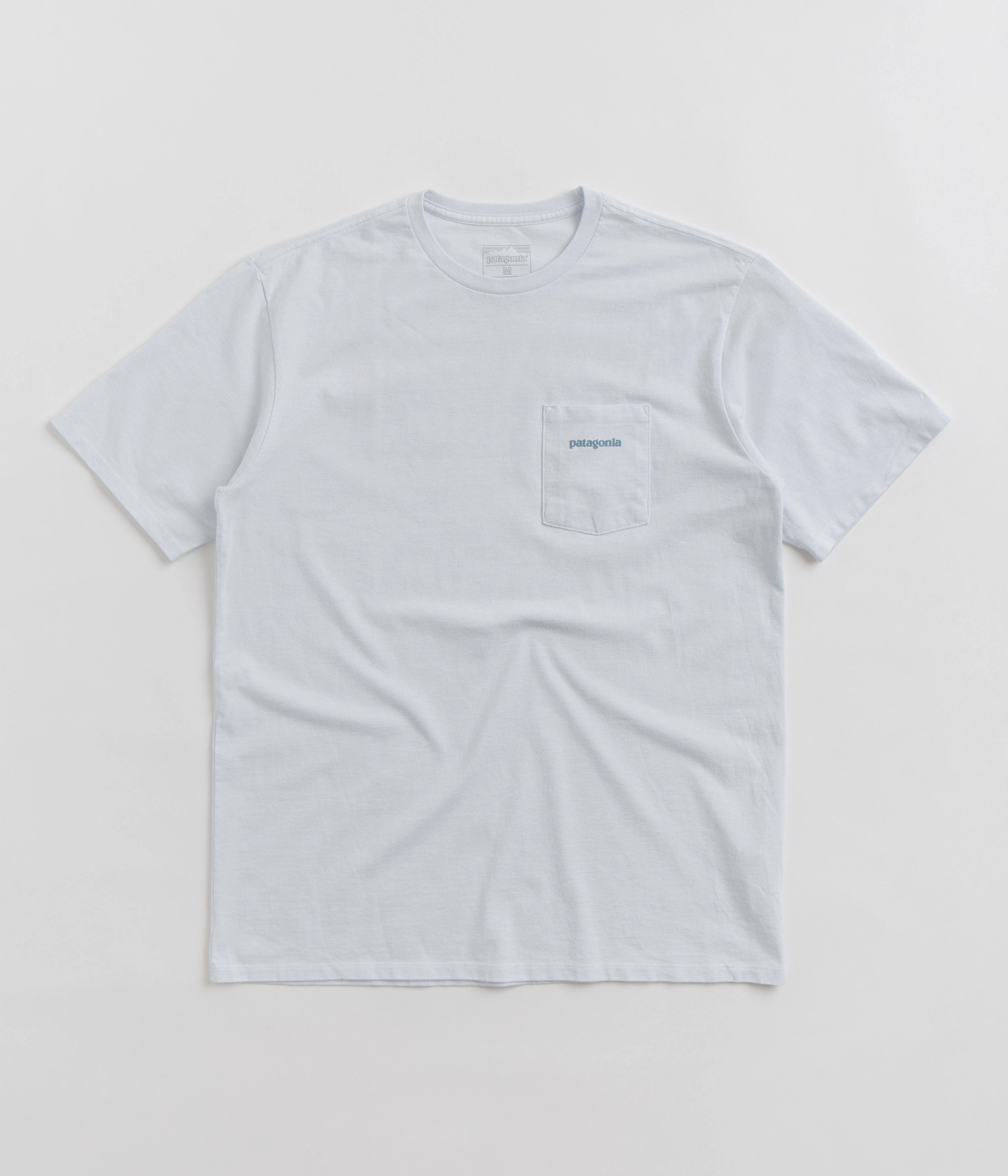 Patagonia Boardshort Logo Pocket Responsibili-Tee T-Shirt - White Effortless Comfort