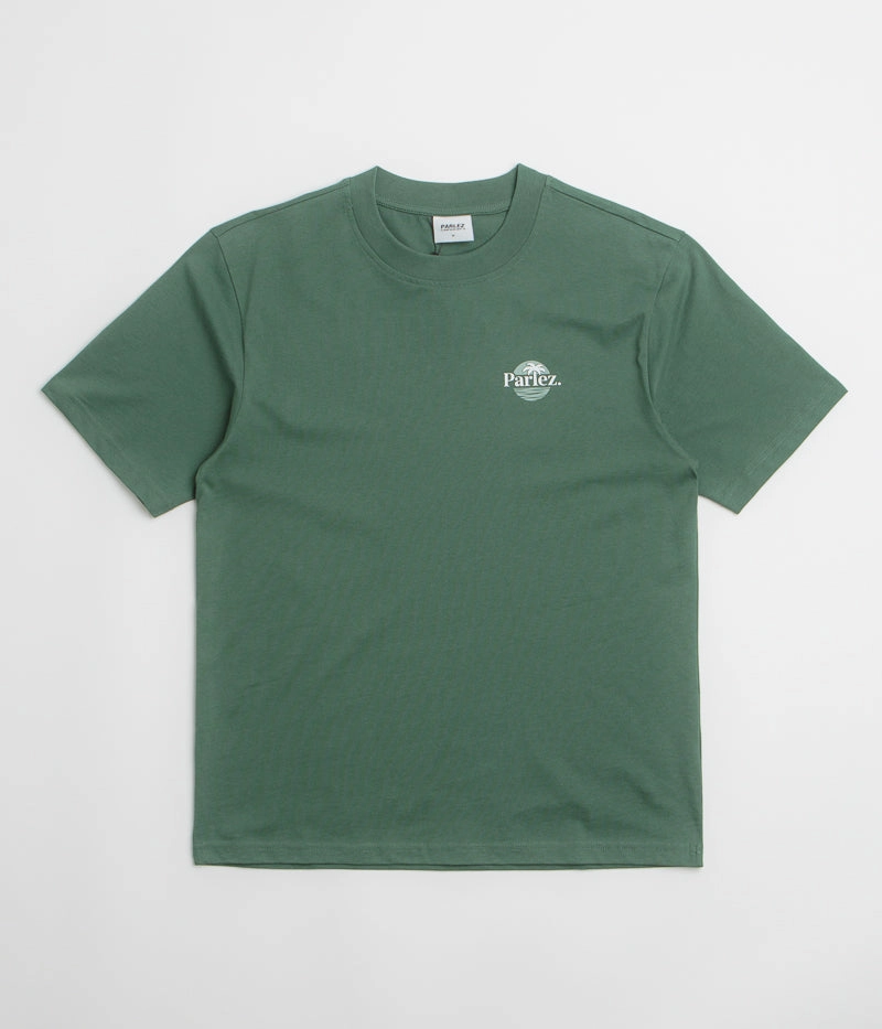 sporty and comfortable Parlez Boca T-Shirt - Kelp Green