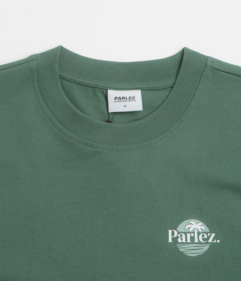 Parlez Boca T-Shirt - Kelp Green Travel convenience Anti Pilling Treatment