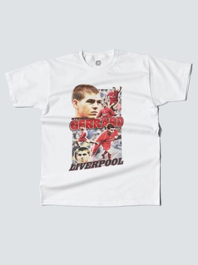 LIVERPOOL STEVEN GERRARD BOOTLEG TEE Light Fashion Cool and Relaxed
