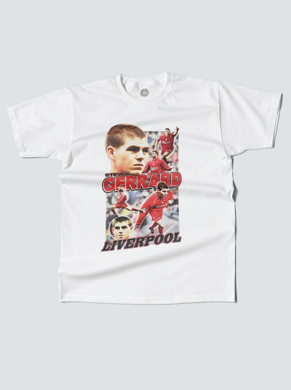 LIVERPOOL STEVEN GERRARD BOOTLEG TEE Comfy Choice Curved Hem
