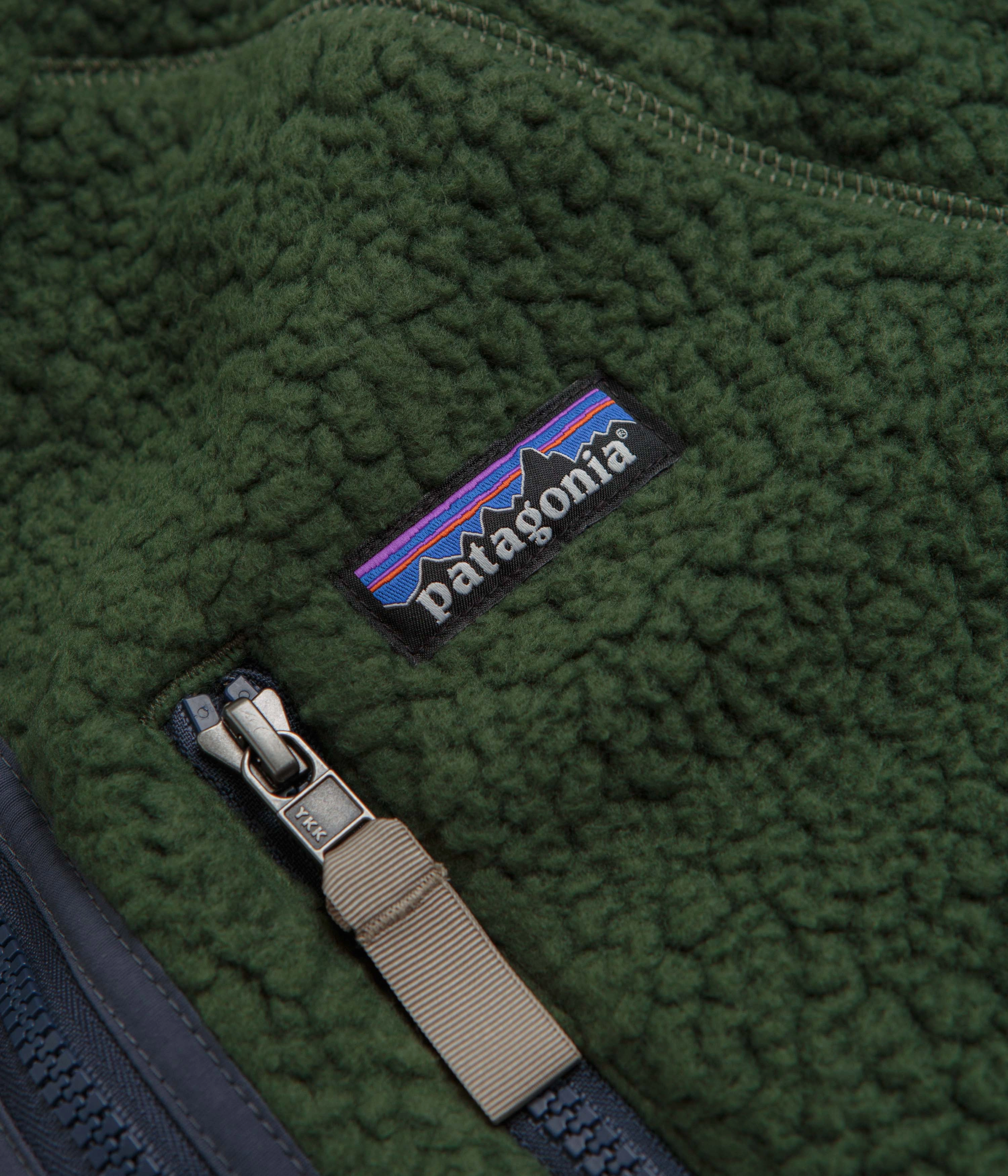 Travel Ready Gear Patagonia Retro Pile Fleece Jacket - Torrey Pine Green