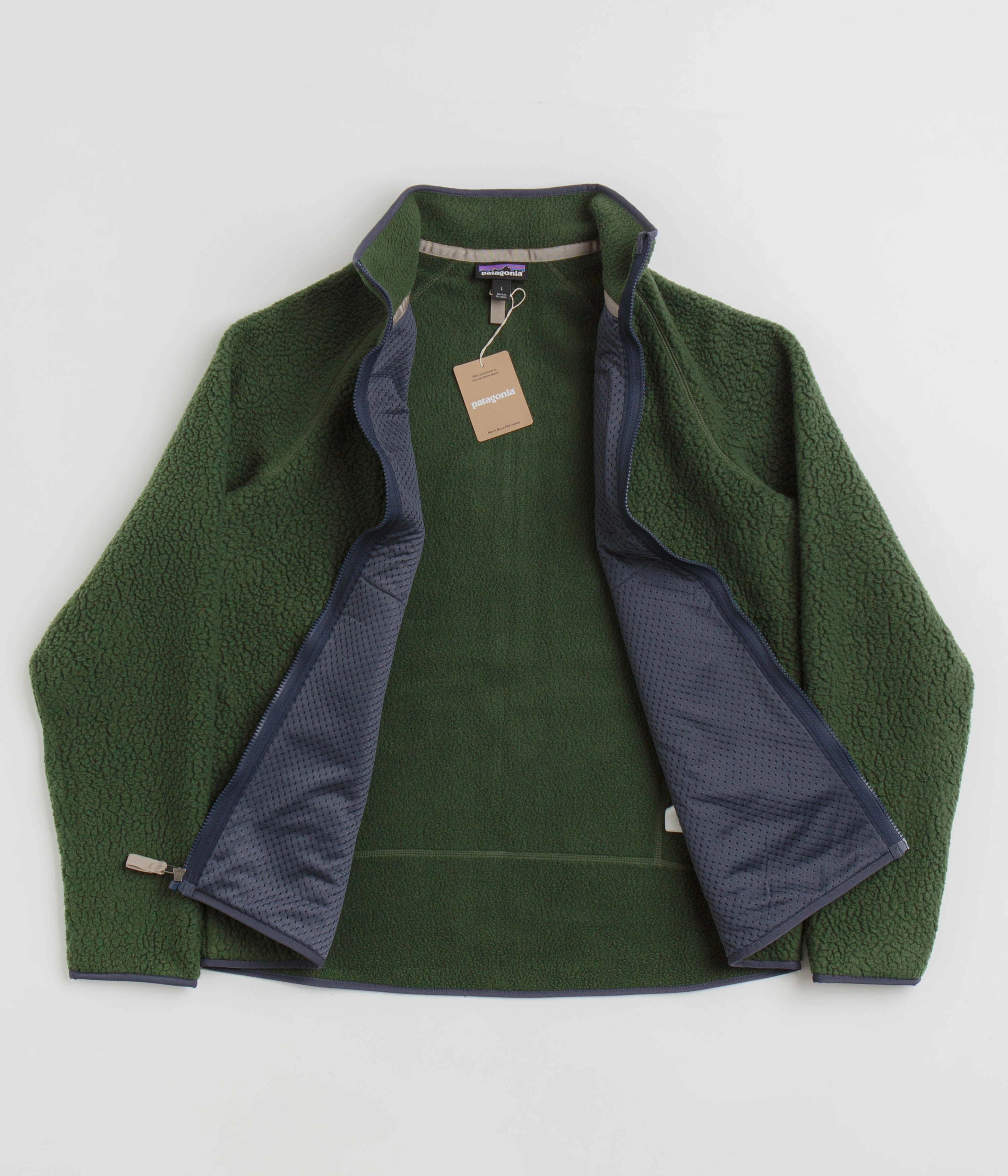 Patagonia Retro Pile Fleece Jacket - Torrey Pine Green Muted Style